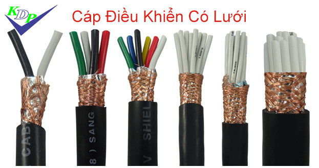 Cáp Điều khiển 2x2.5mm có lưới Sangjin