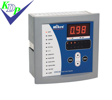 Bộ điều khiển tụ bù Mikro 12 cấp PFR120-415-50 144x144mm