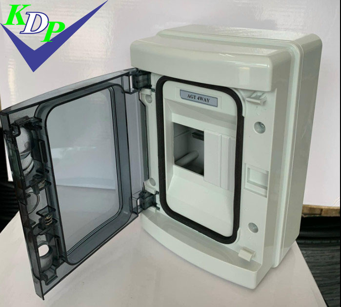 Tủ nhựa nổi 4 át AGT-4WAY IP65 Chống nước
