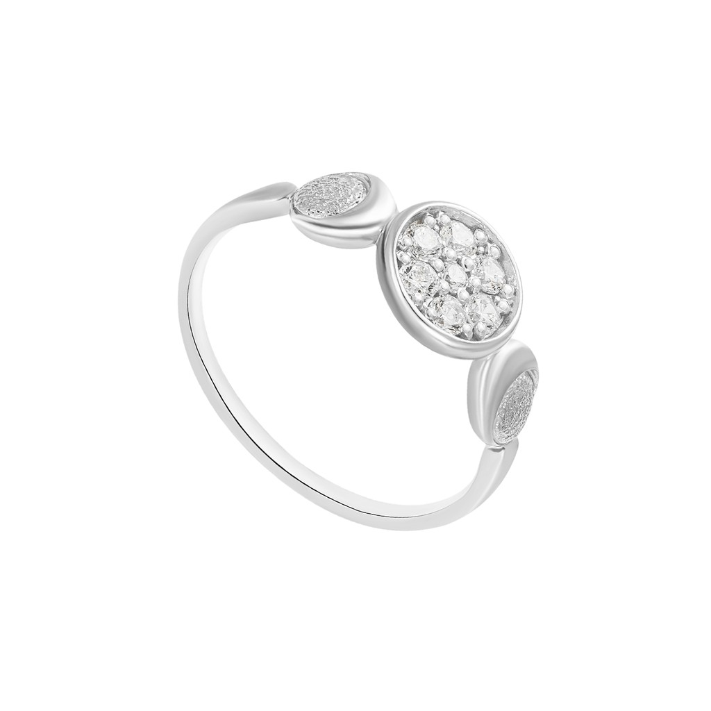 Nhẫn Bạc đính đá ECZ PNJSilver XMXMW060011