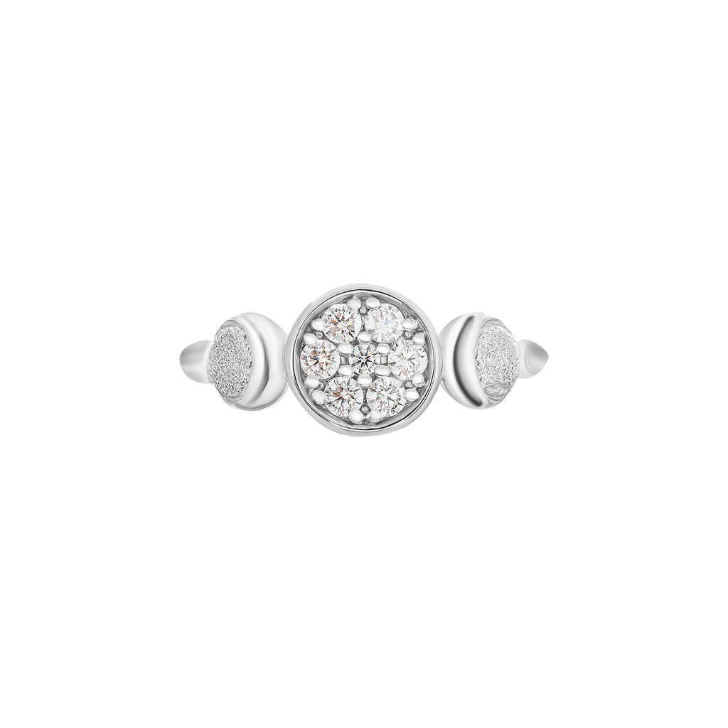 Nhẫn Bạc đính đá ECZ PNJSilver XMXMW060011