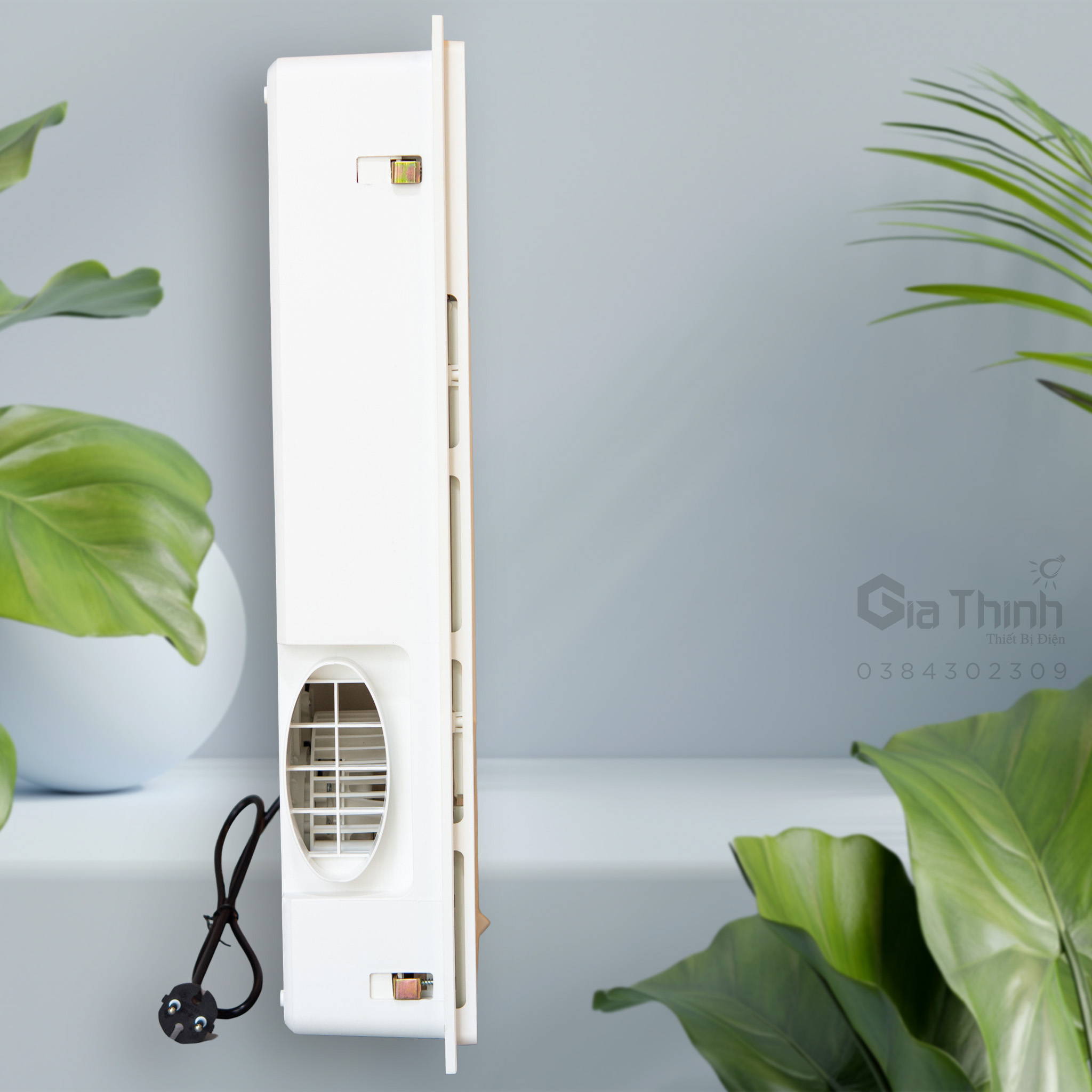 Quạt sưởi nhà tắm âm trần Hans HA2 đa năng 4 trong 1 thông gió, sưởi ấm, làm mát, chiếu sáng kích thước 30x60cm