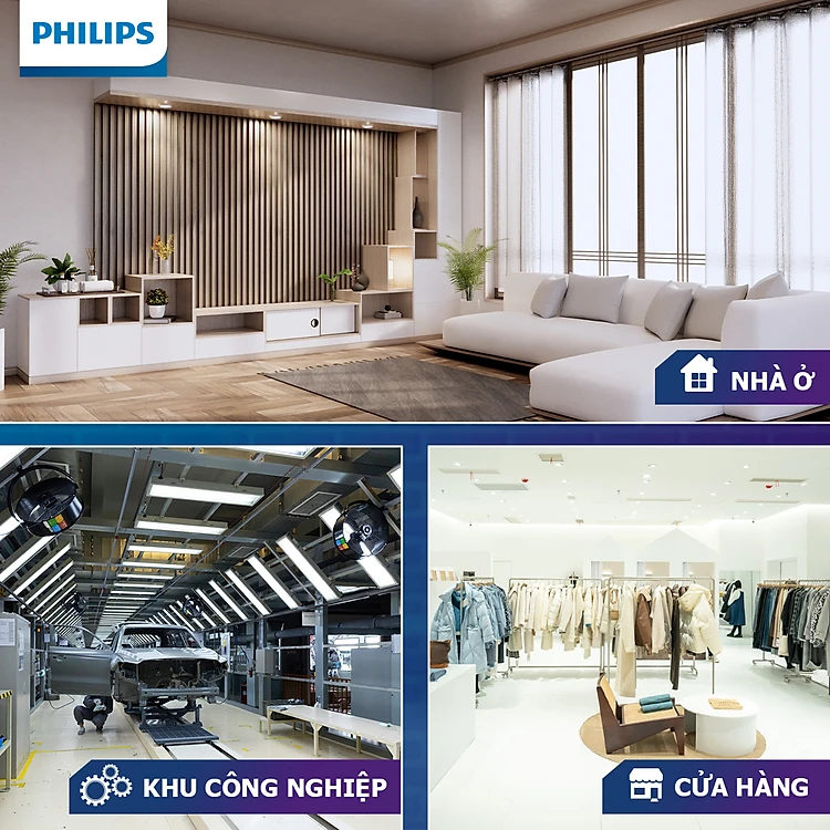 Âm trần 7W Philips Meson trắng 6500k (BH24T)