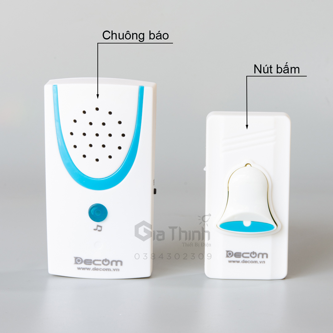 Chuông không dây cho người già Decom (Bảo hành đổi mới 12 tháng)