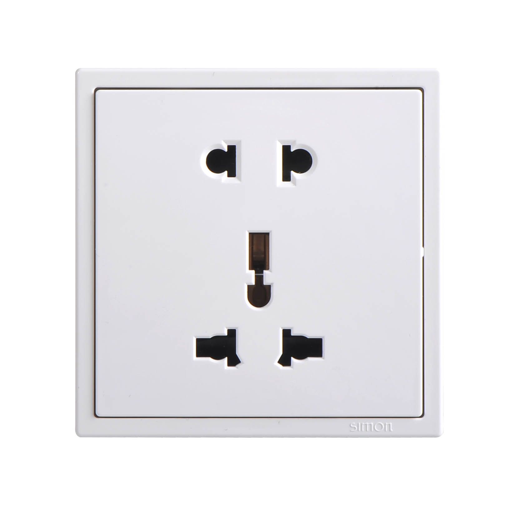 Ổ cắm tiêu chuẩn Âu - Mỹ i7 Simon màu champange