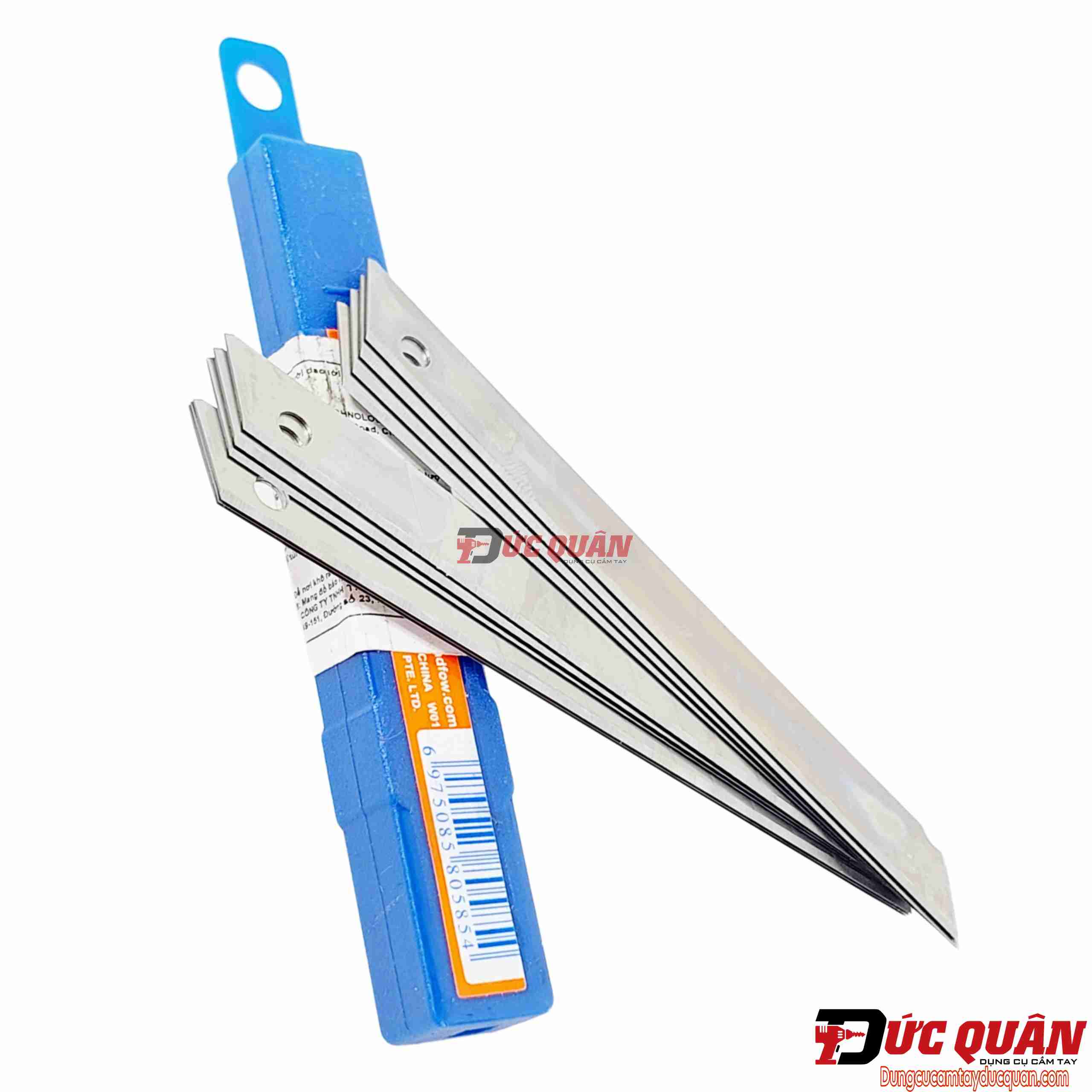 Bộ 10 lưỡi dao rọt giấy ( 9x80mm ) WADFOW WMK1K09