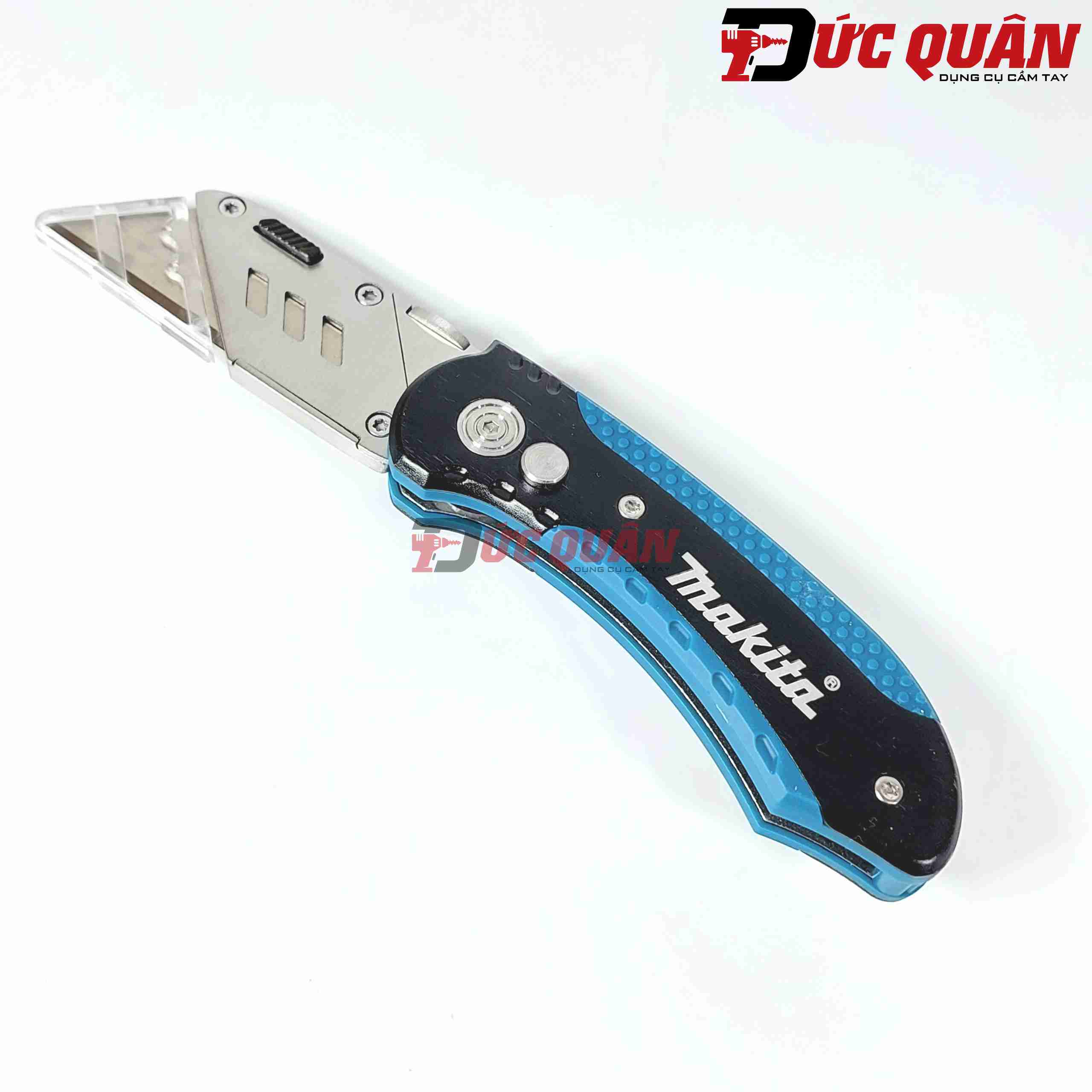 Dao gọt giấy ( gập ) cán thép bọc nhựa MAKITA lưỡi ngắn