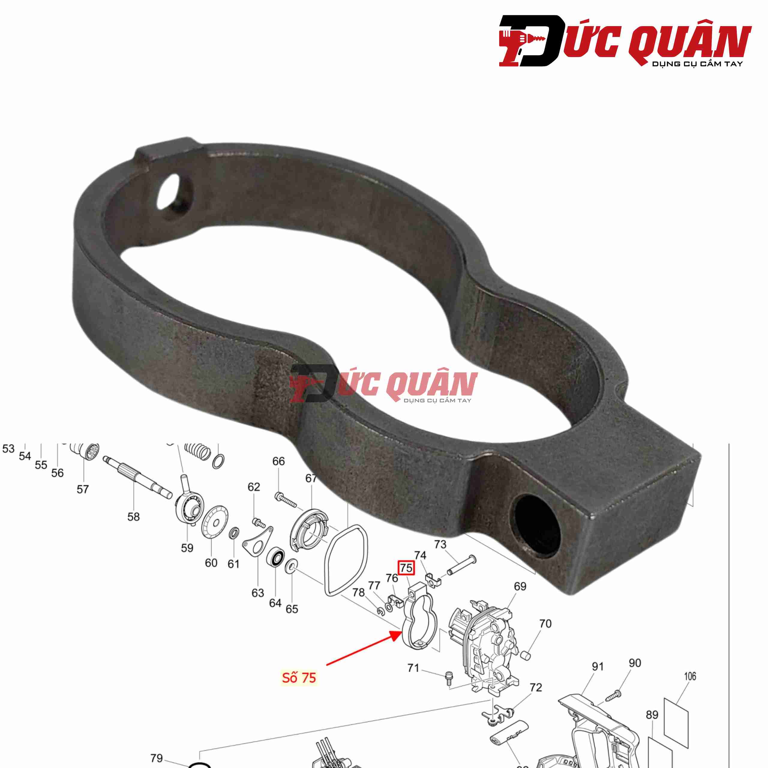 Tấm chịu lực máy DHR242/ DHR244 Makita 313224-2