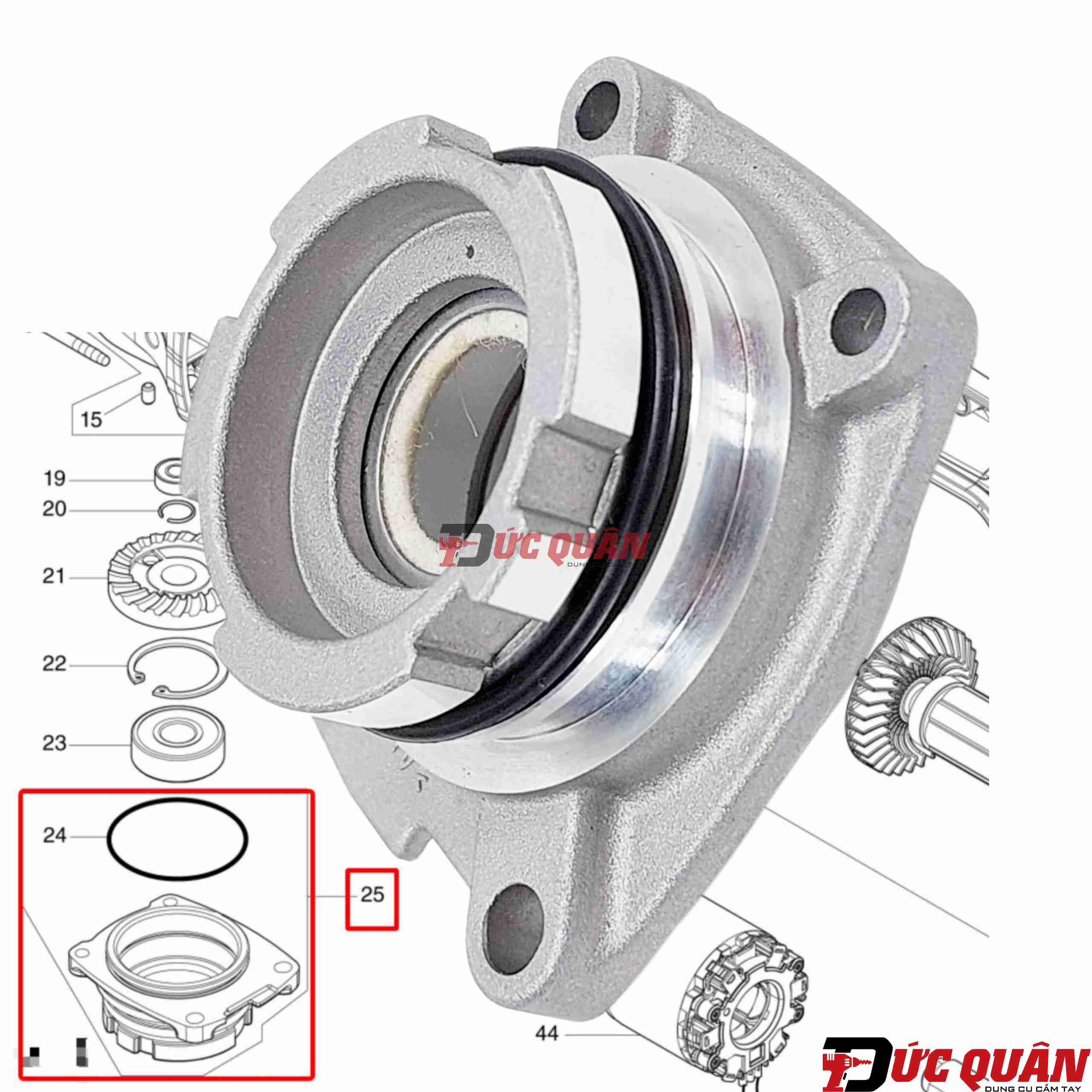 Nấp giữ bạc đạn máy mài góc GA003G