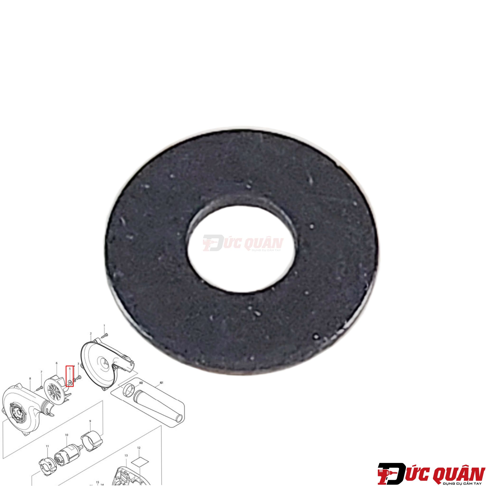 Vòng đệm 5 máy Makita DUB182 KW00000170 ( Cái )