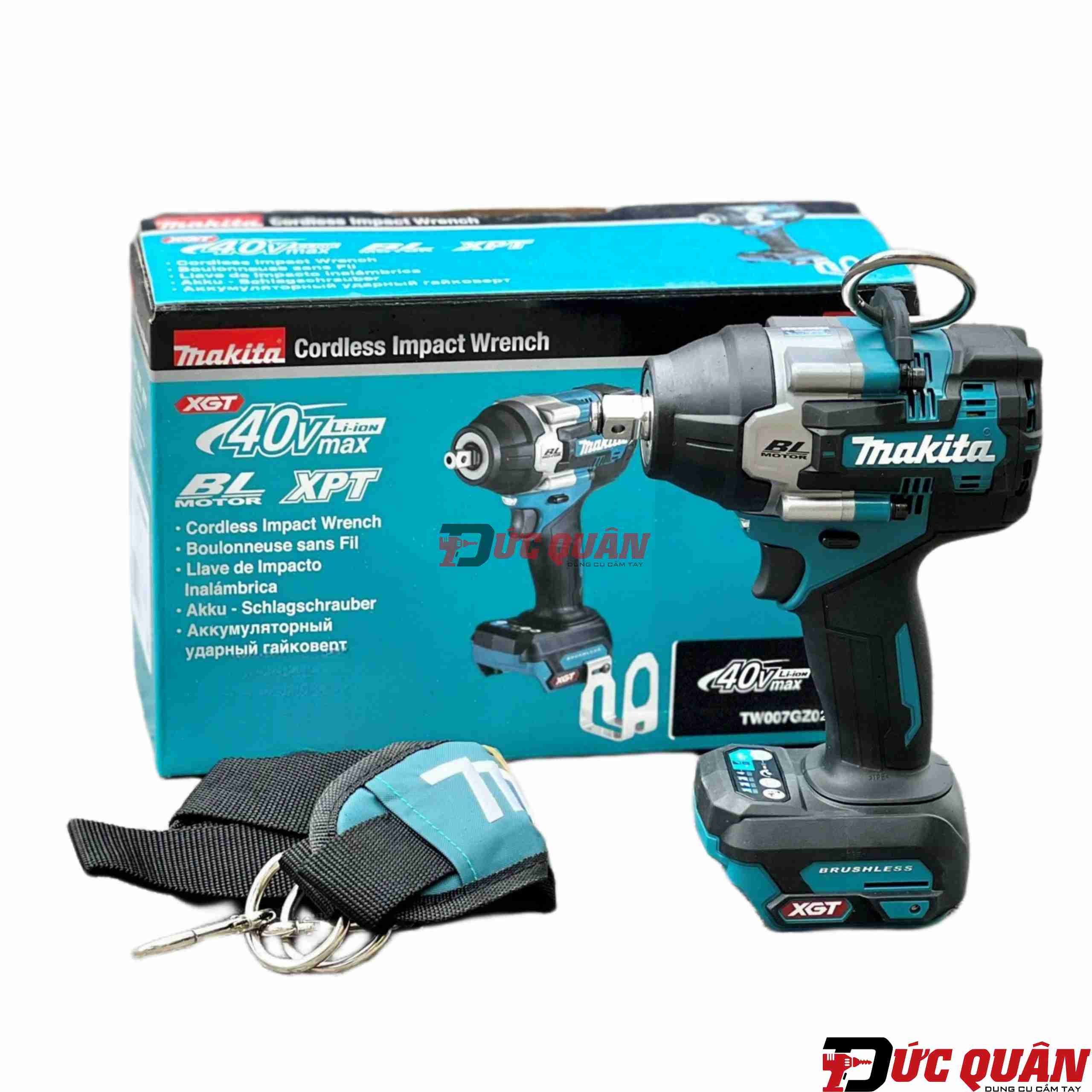 Máy siết bu lông dùng pin 40vMax Makita TW007GZ02