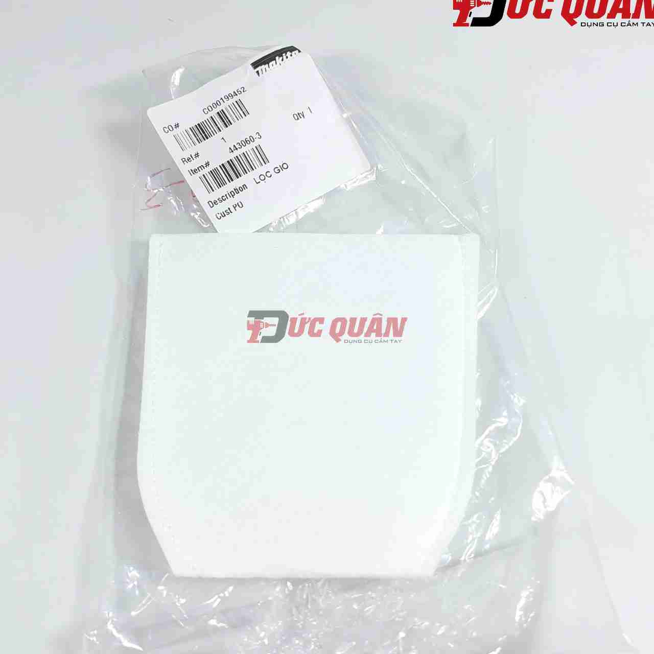 Túi bụi cao cấp máy hút bụi 18v, CL108, DCL180, DCL182… MAKITA, 443060-3 ( 1 cái )