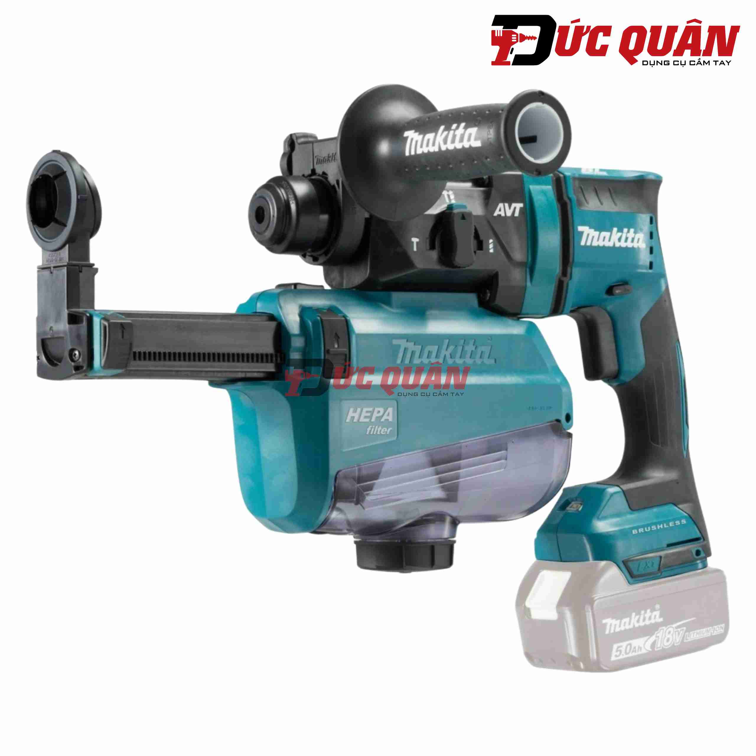 Hệ thống hút bụi DX05 dùng cho máy DHR182 Makita 199658-1