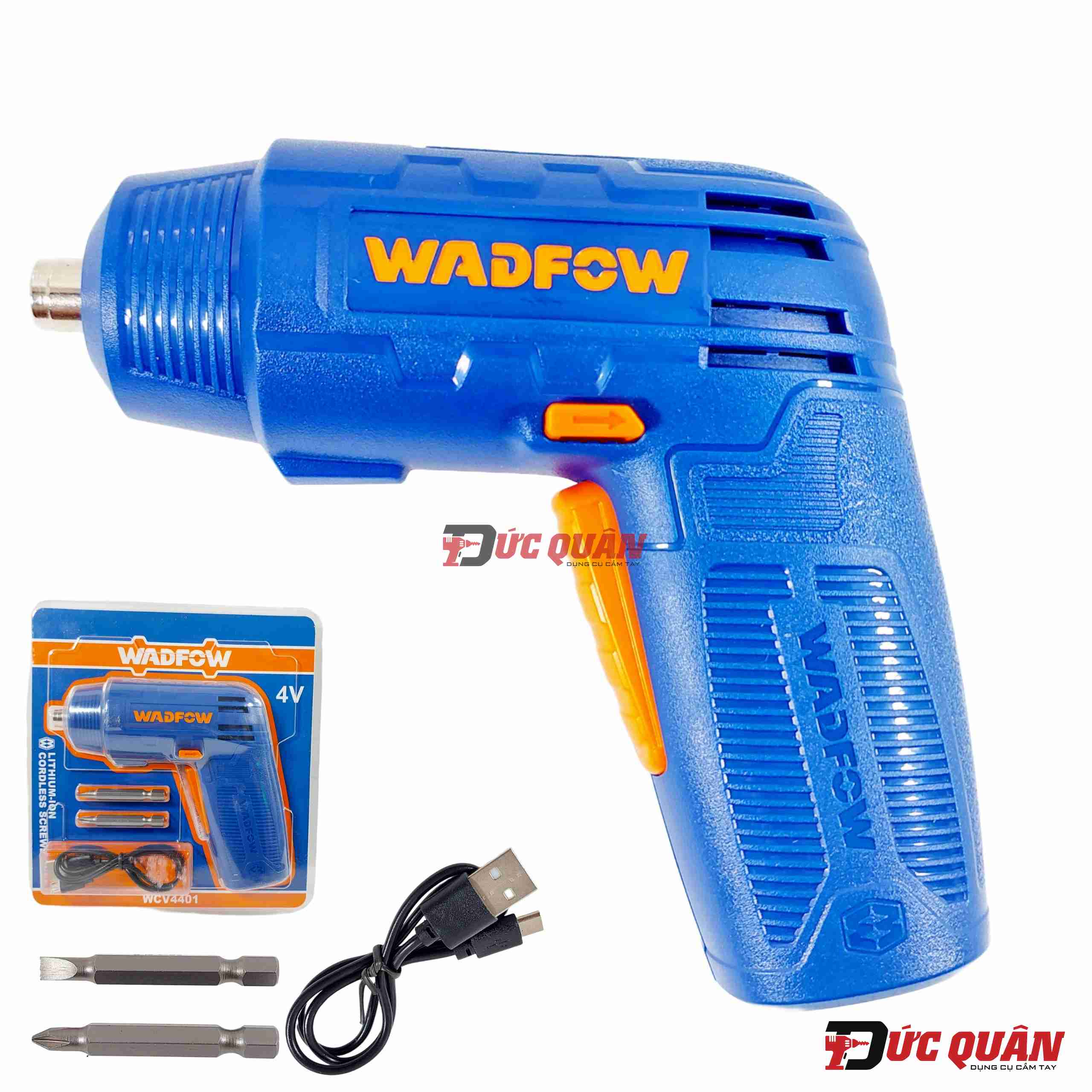Máy siết vít dùng pin 4v ( Lithium-ion ) WADFOW WCV4401