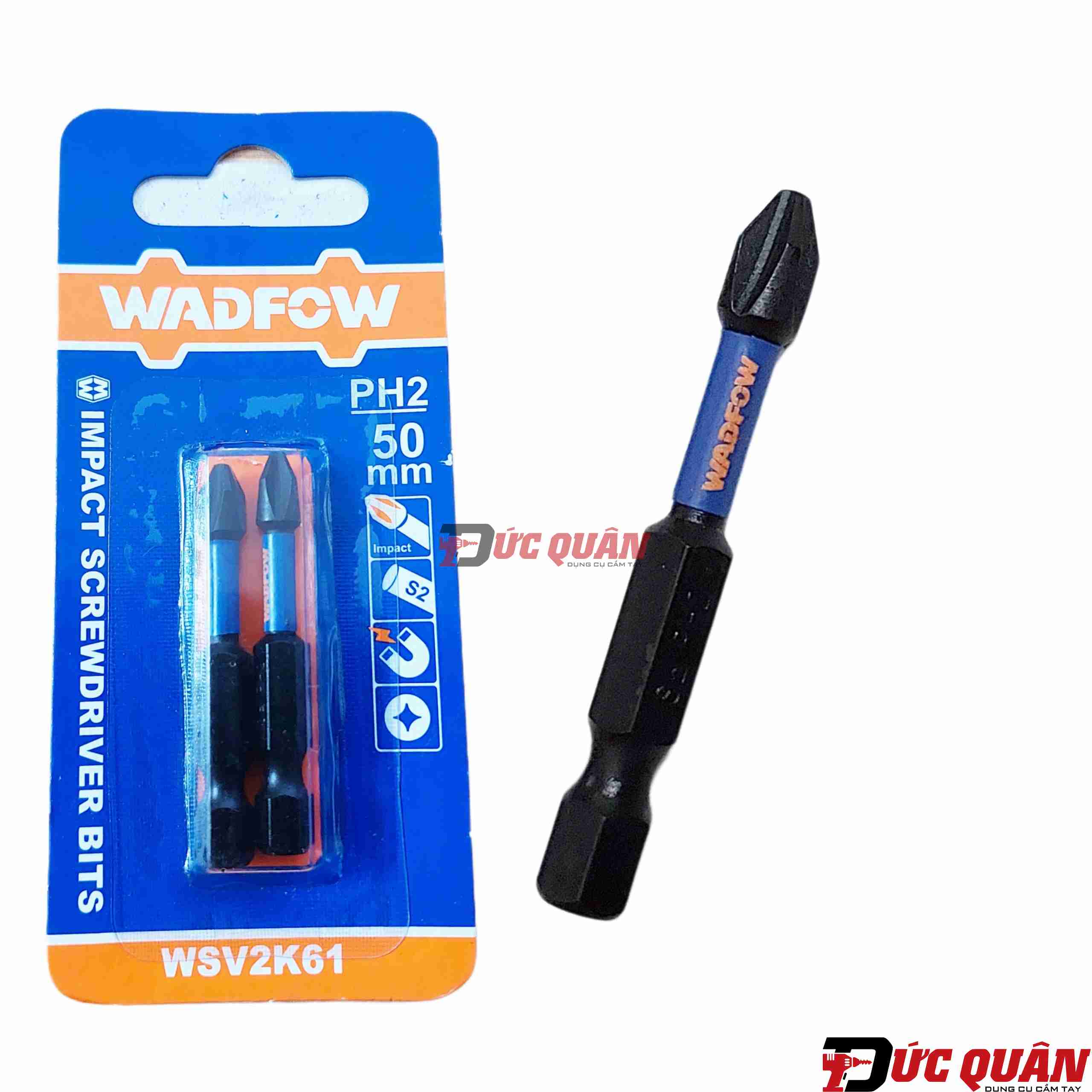 Đầu vít ba ke WADFOW ( Ph2 dài 50mm ) WSV2K61