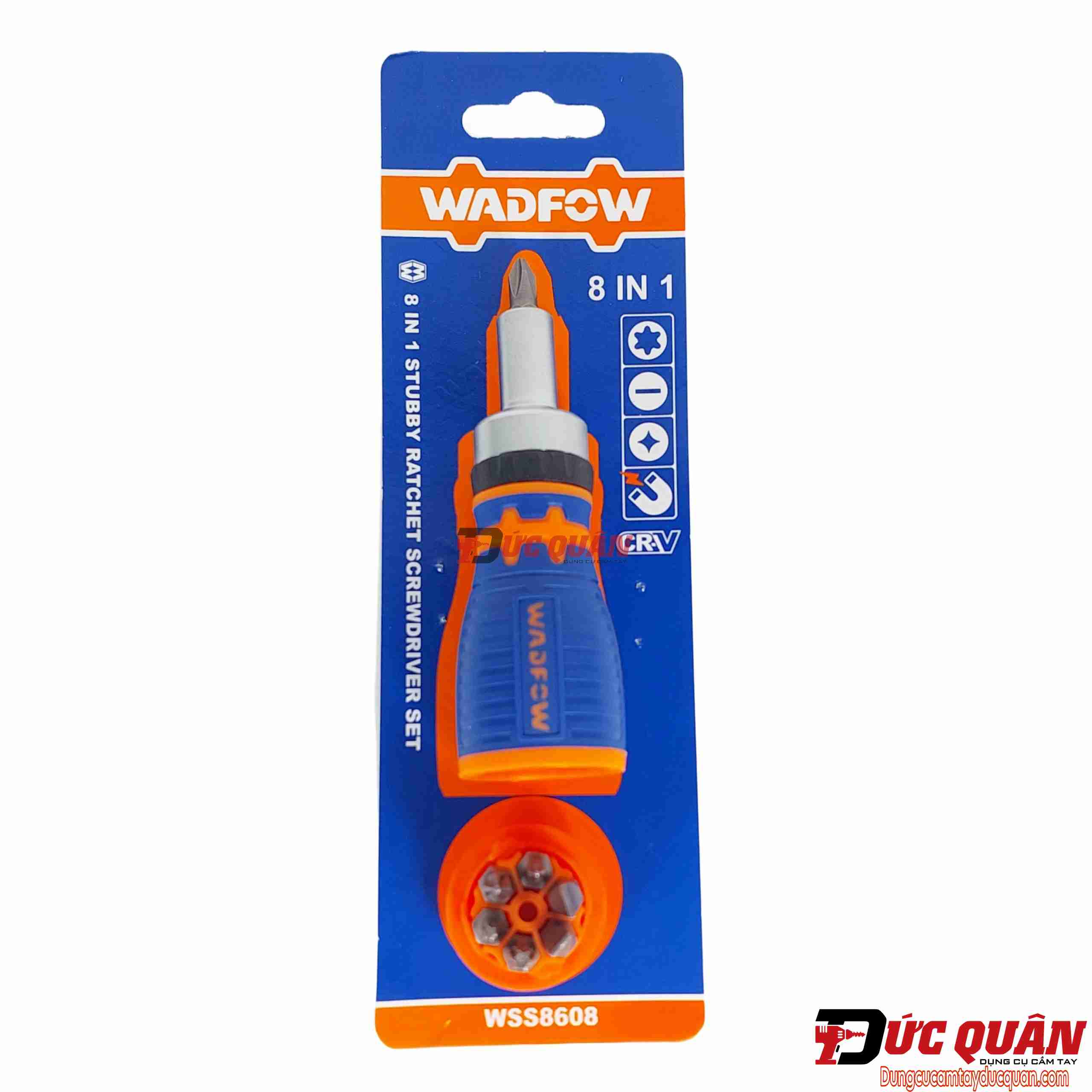 Bộ tua vít tự động ( 8 trong 1 ) WADFOW WSS8608