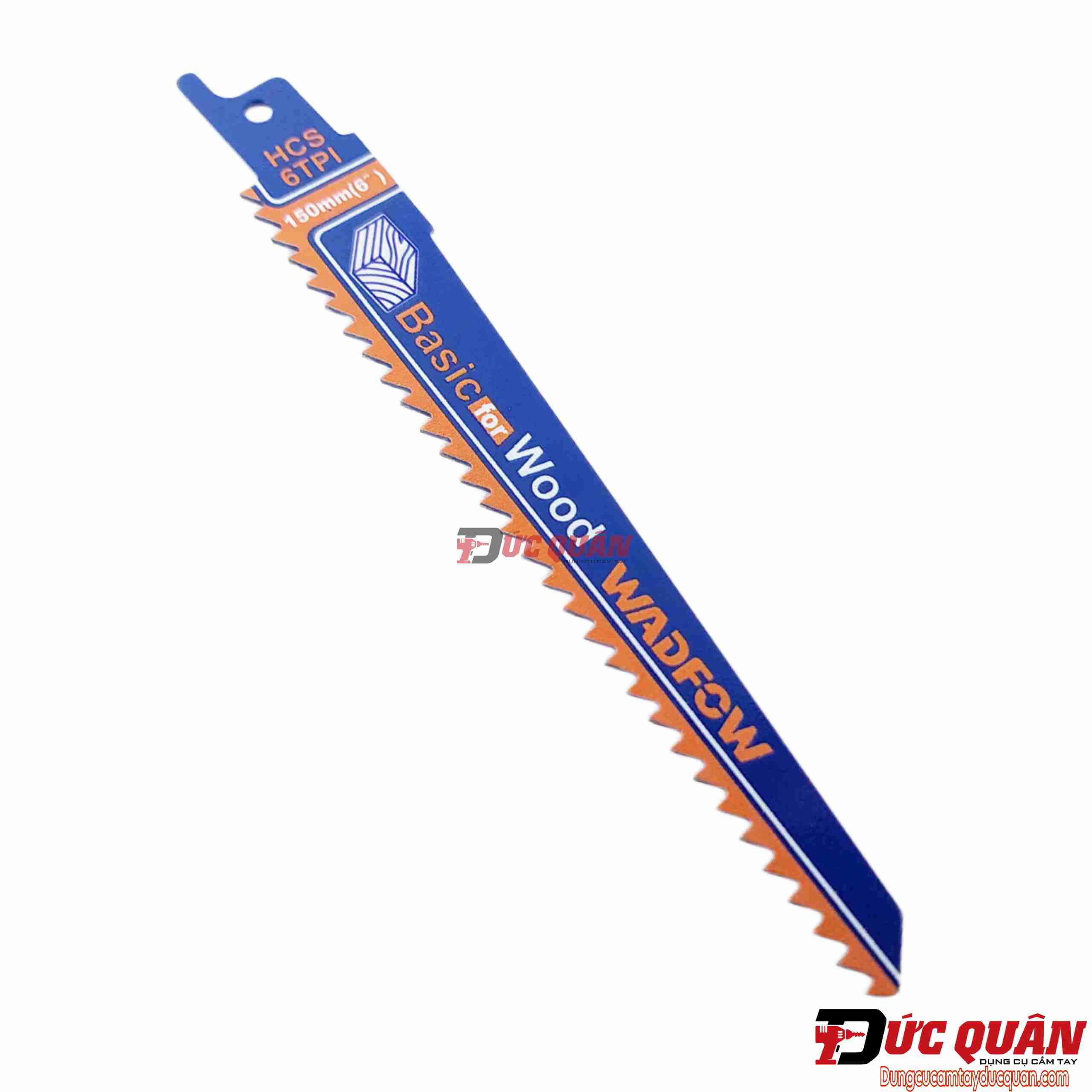 Bộ 2 lưỡi cưa kiếm cắt gỗ 150x19x1.2mm WADFOW WJ611D
