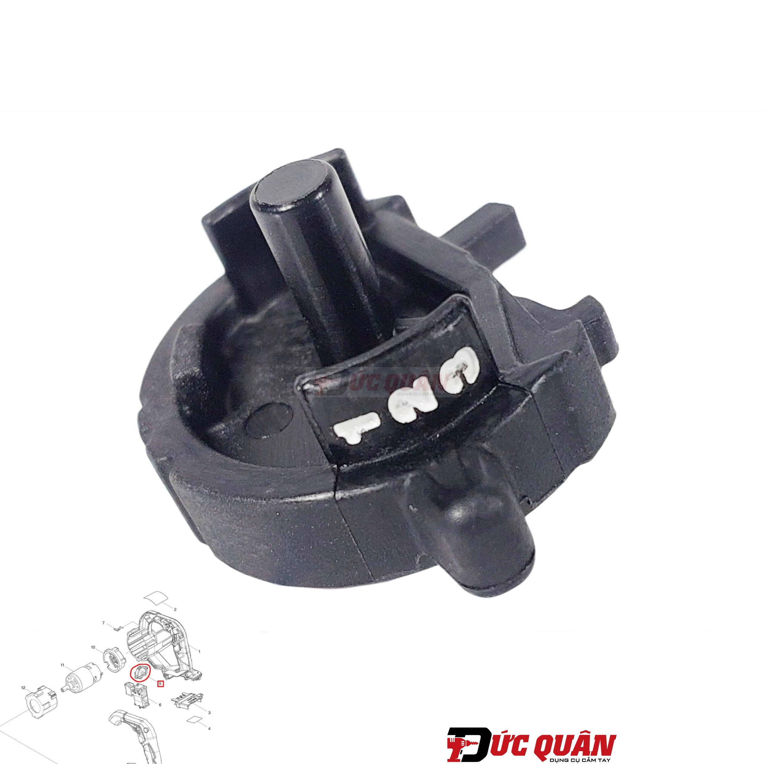 Nút tăng giảm tốc độ máy thổi Makita DUB185 412573-5