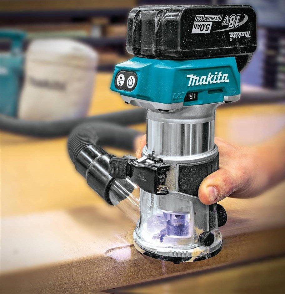 Phụ kiện kết nối hút bụi cho máy phay RT0700C Makita 195559-1