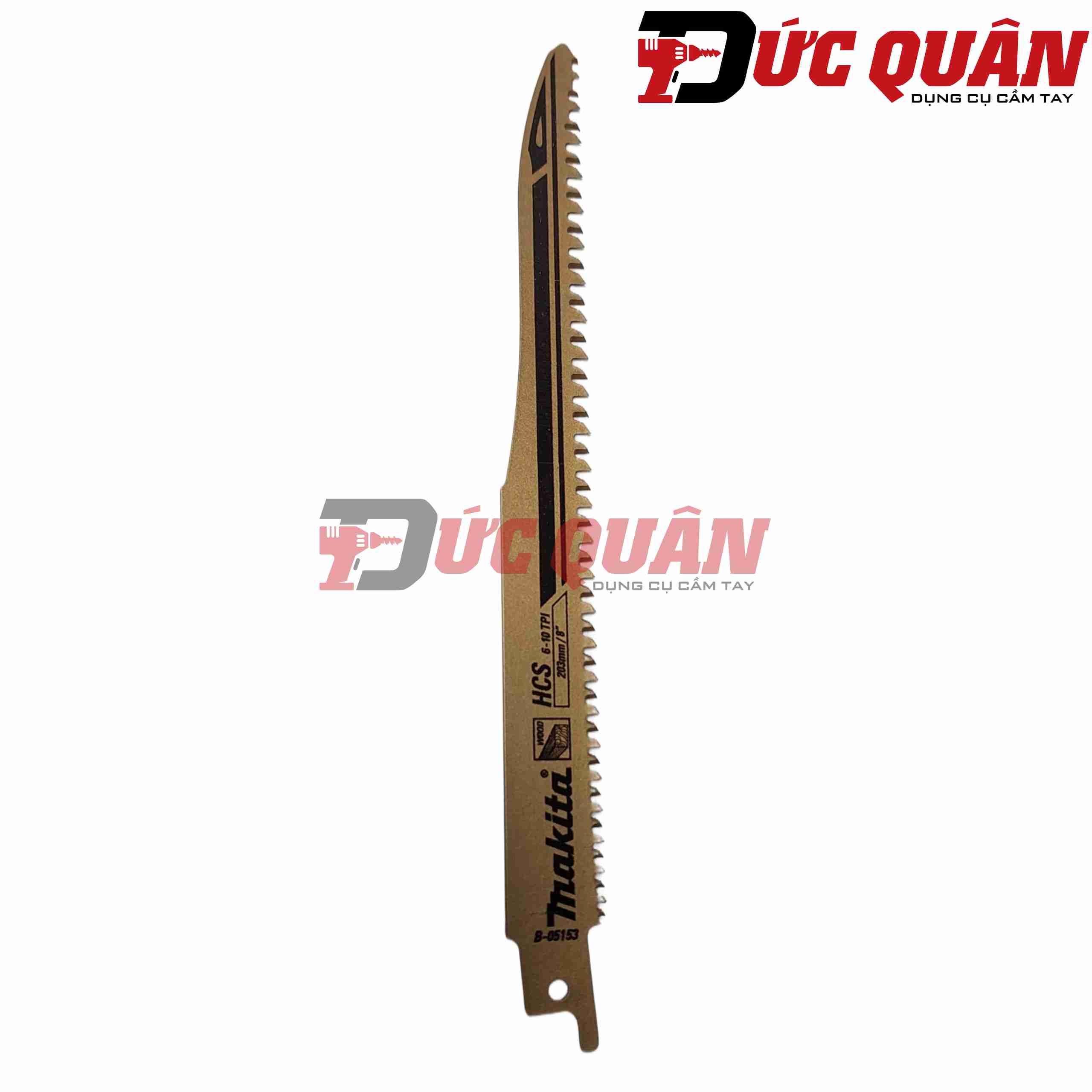 Lưỡi cưa kiếm cắt gỗ 203x18x1.0mm Makita B-05153 (1 lưỡi)