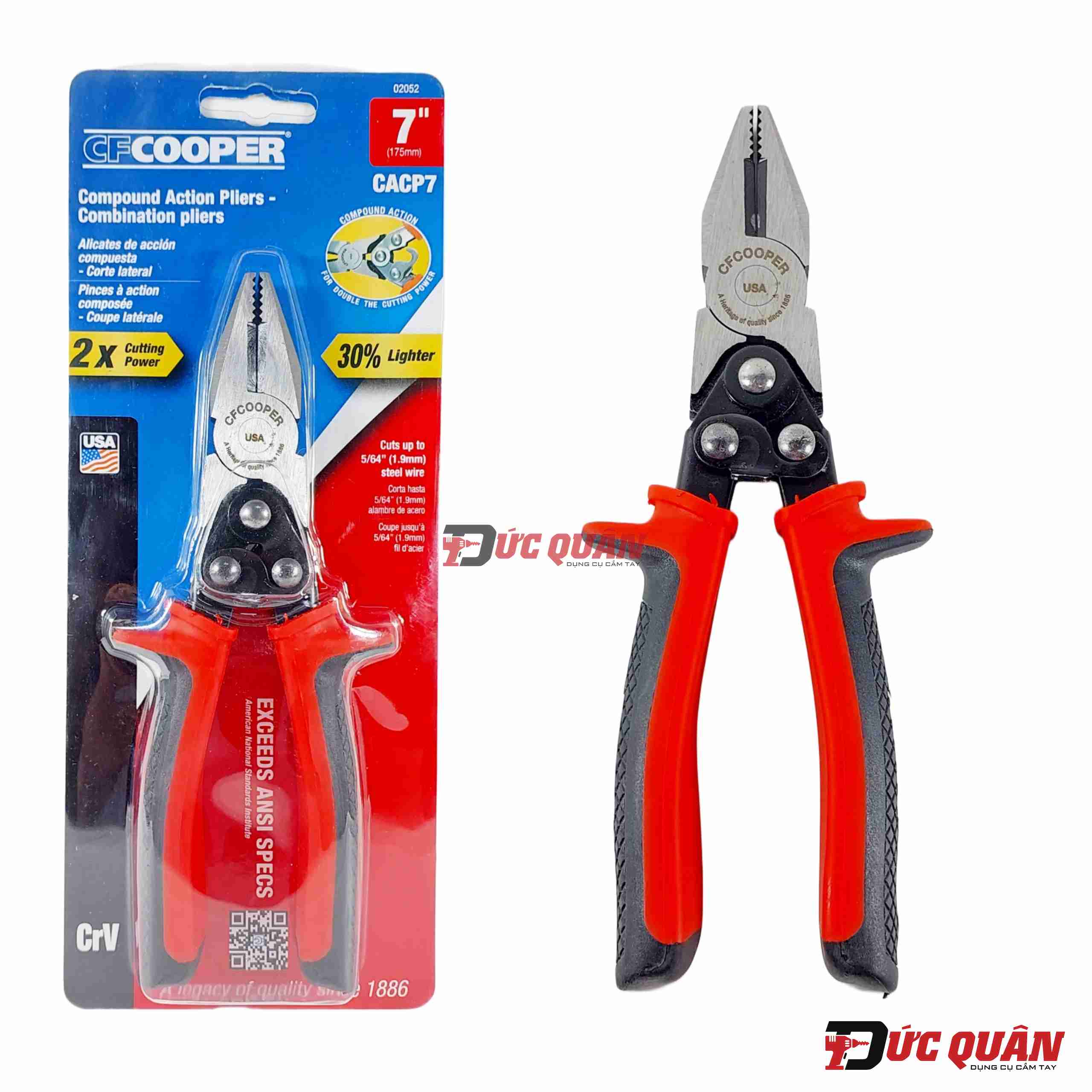 Kềm răng trợ lực ( 7in dài 175cm ) CFCooper 02052