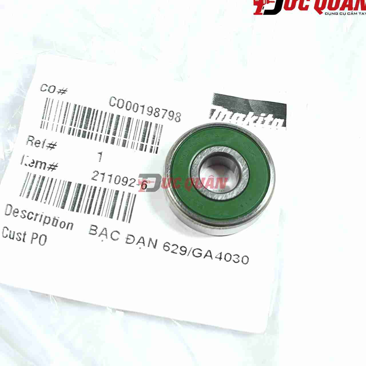 Bạc đạn máy, 629 , 2107F, DTM51, MAKITA,  211092-6