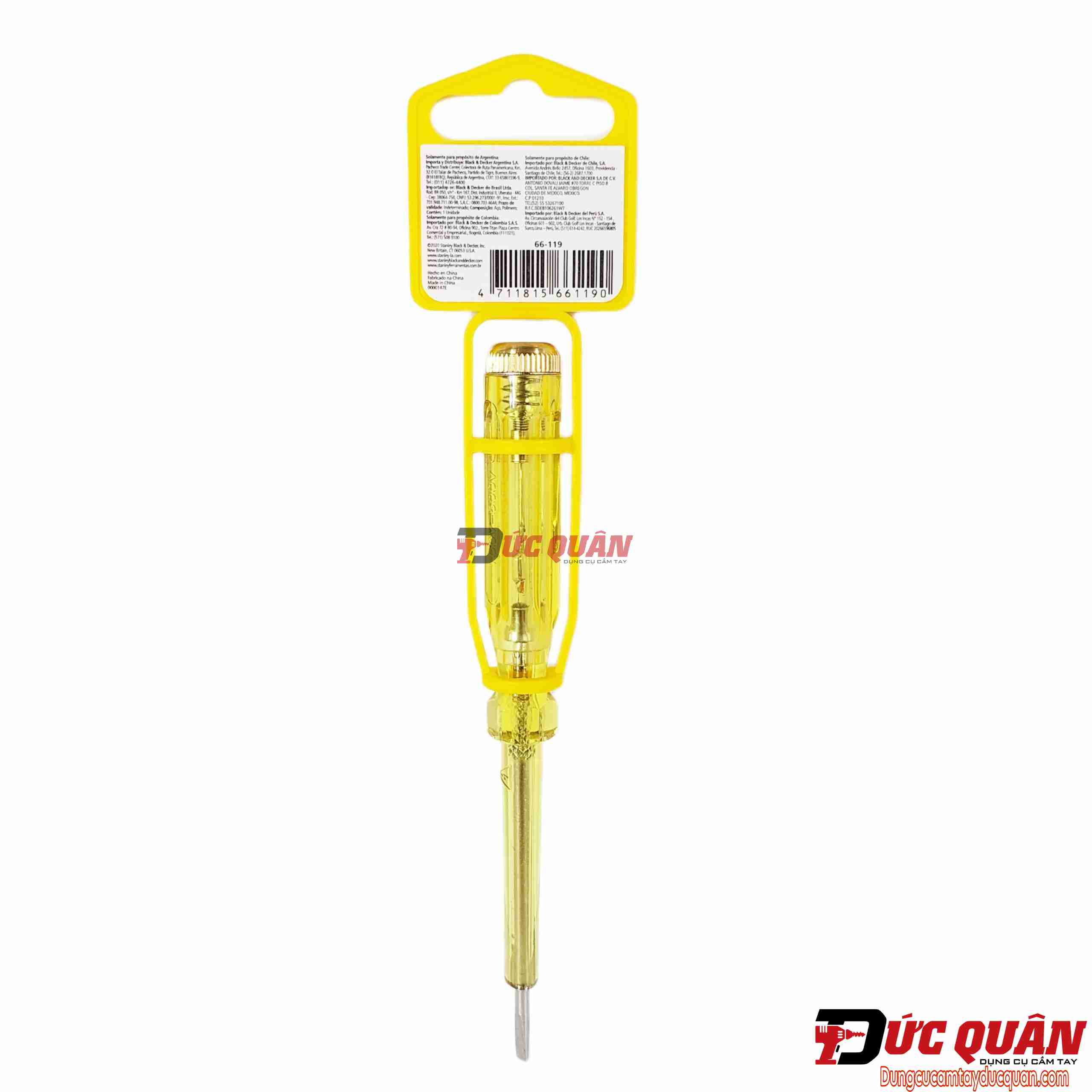 Bút thử điện ( 100-500V ) Stanley 66-119