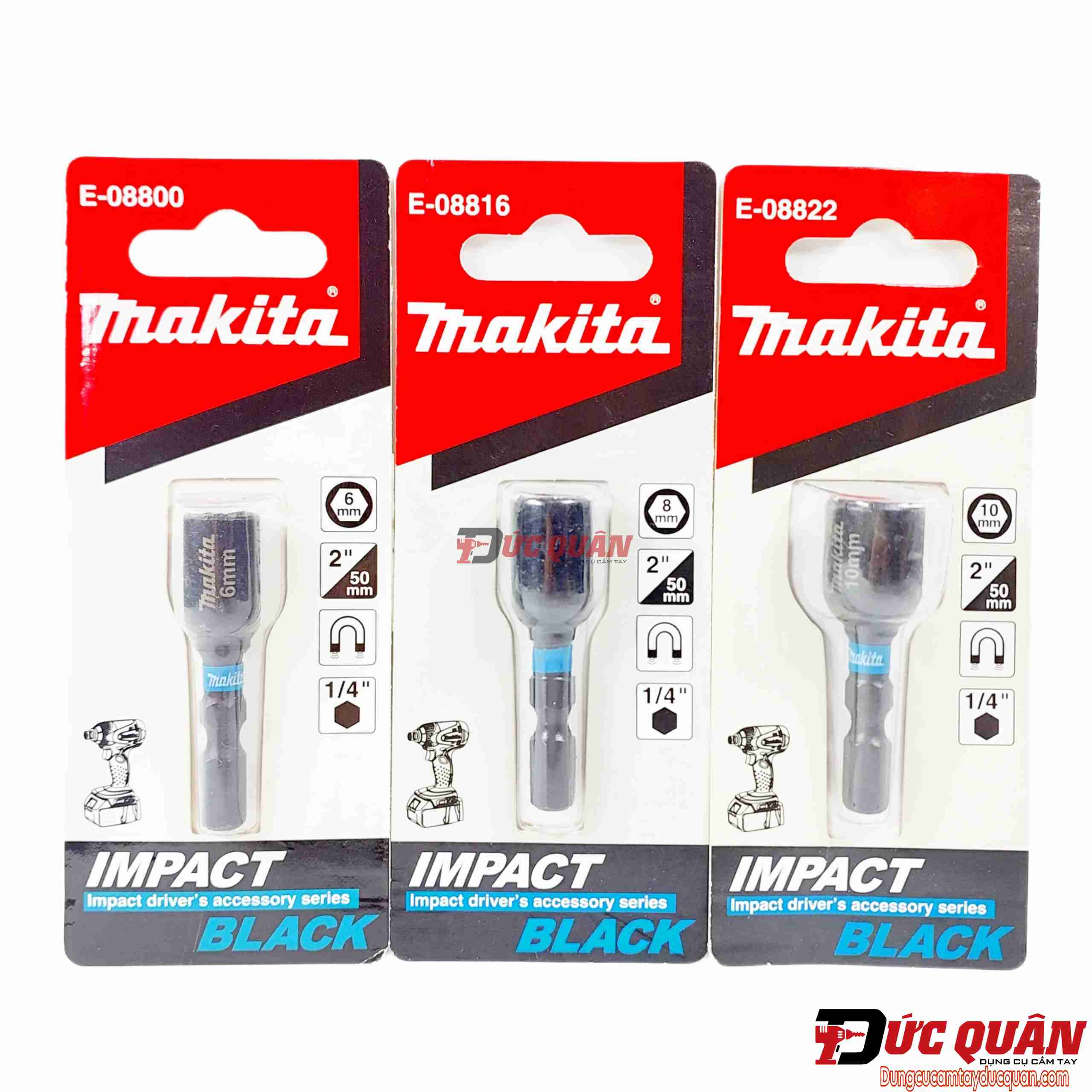 Đầu bắn tôn 6, 8, 10mm Makita