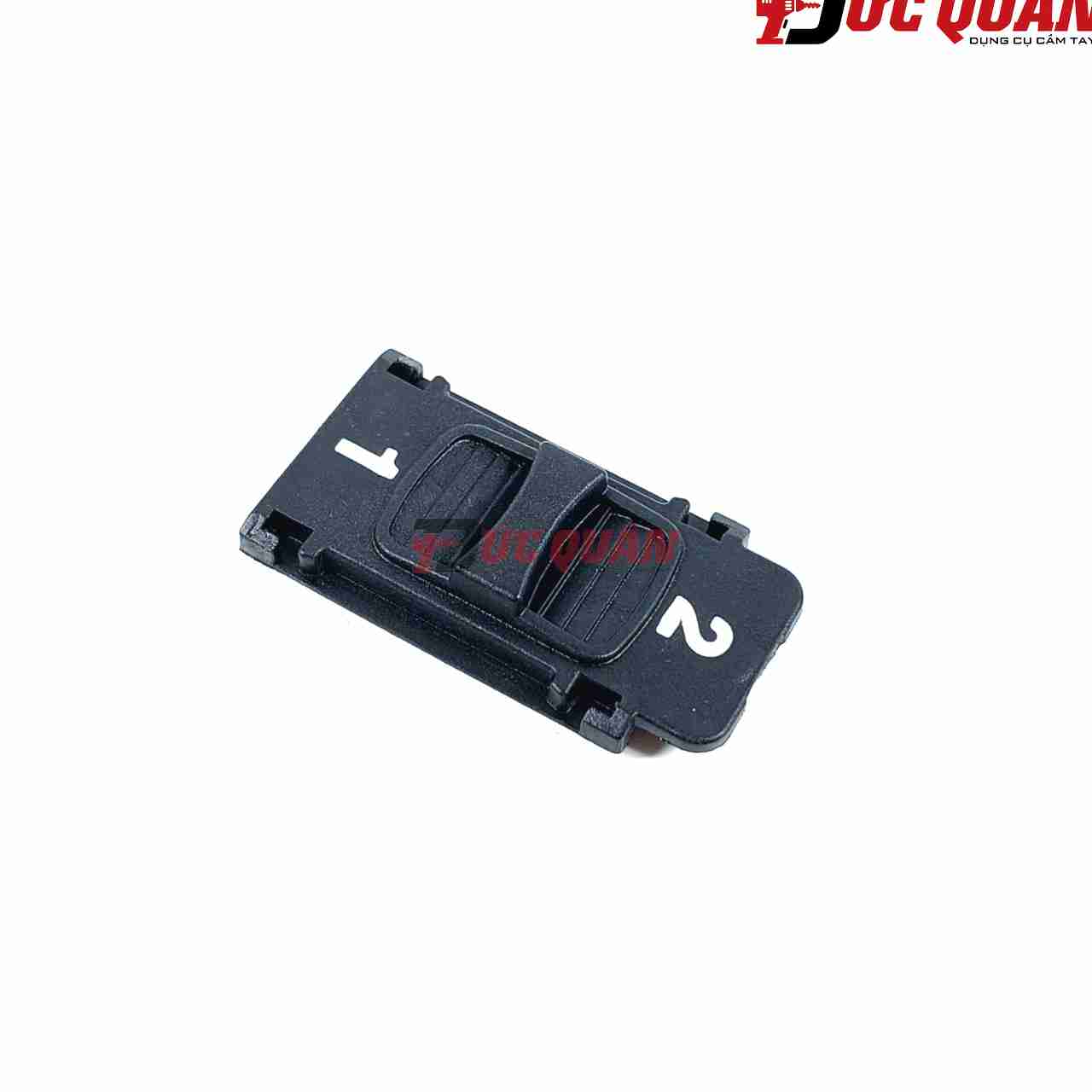 Nút gạt chuyển chế độ máy khoan, DHP486, HP001GZ, XFP14, MAKITA, 127494-5