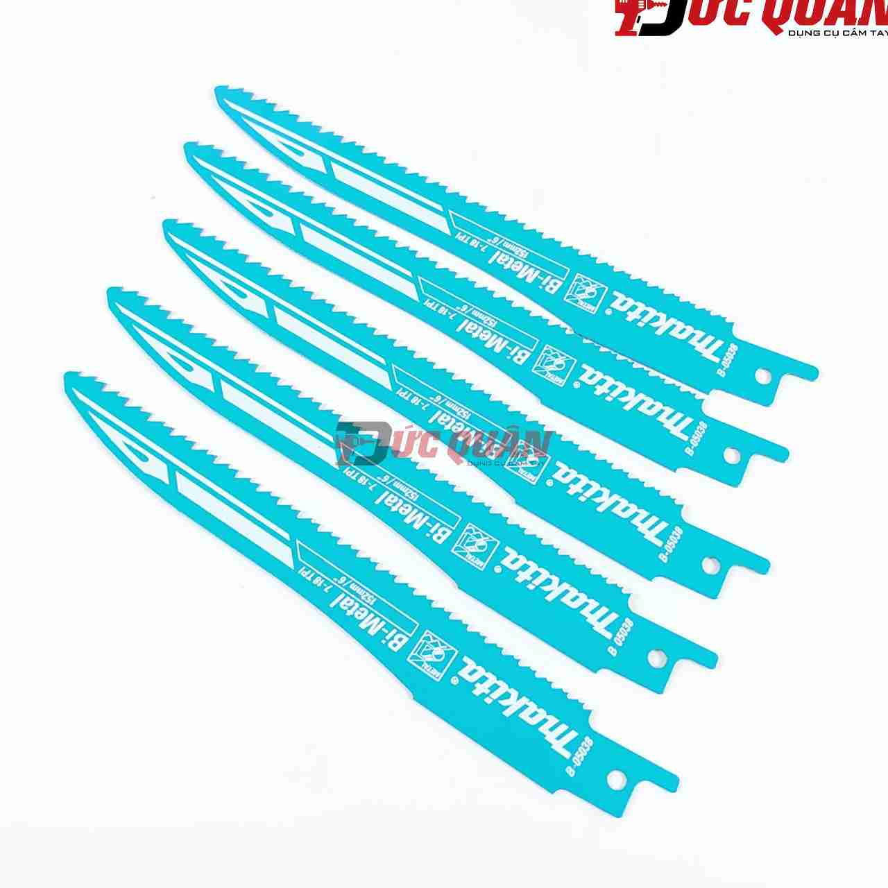 Lưỡi cưa kiếm kim loại 152x18x0.9mm Makita B-05038 (1 lưỡi)