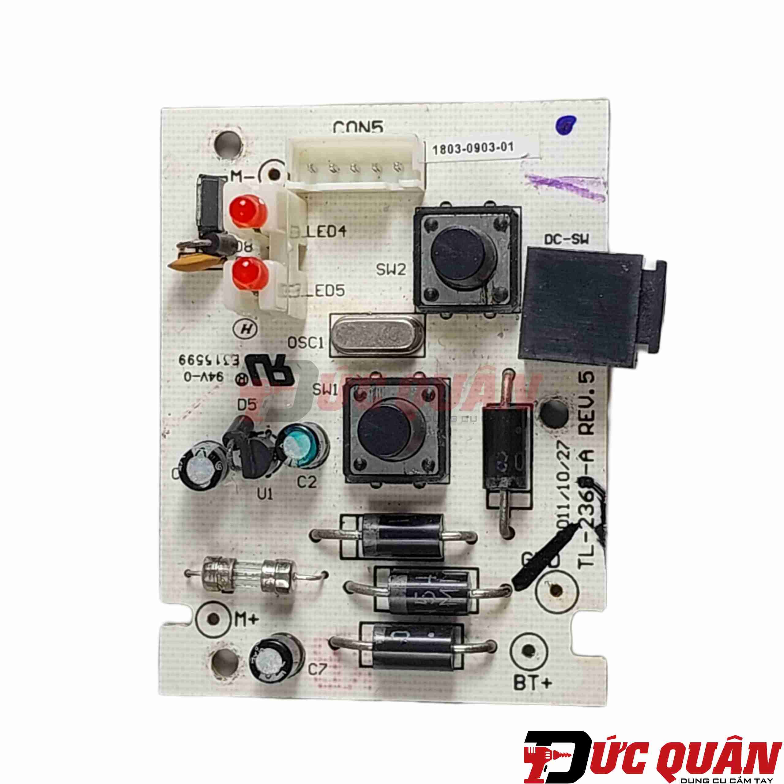 Bo mạch máy quạt Makita DCF201D/ DF201