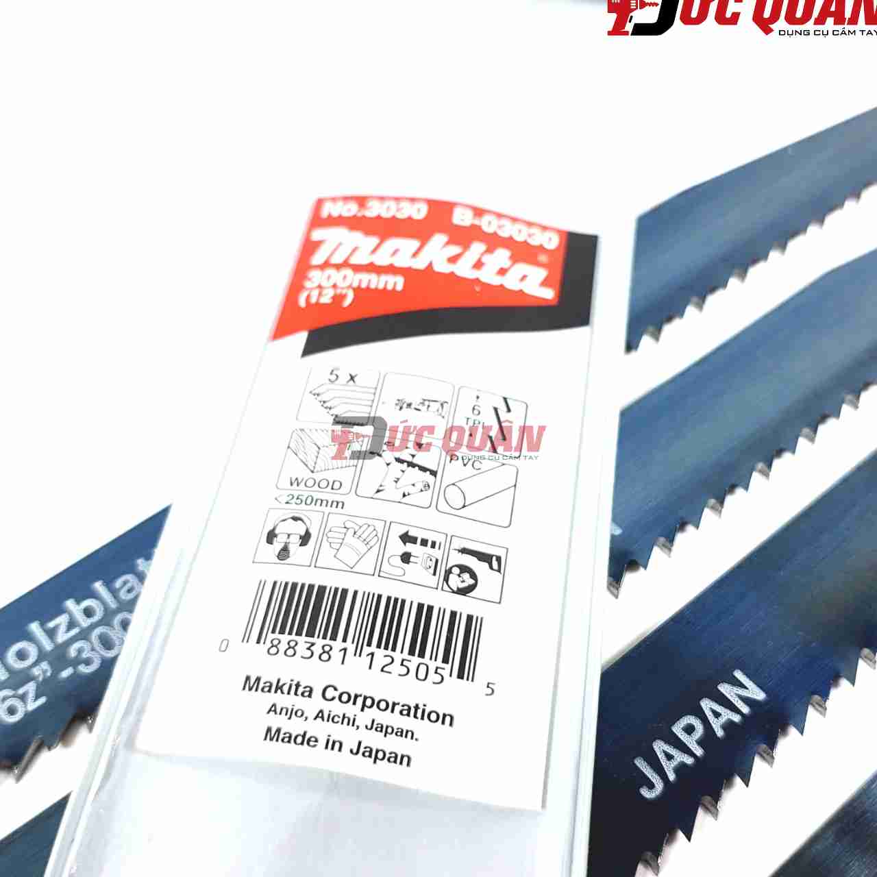 Lưỡi cưa kiếm cắt gỗ ( dài 300mm ) Malita B-03030
