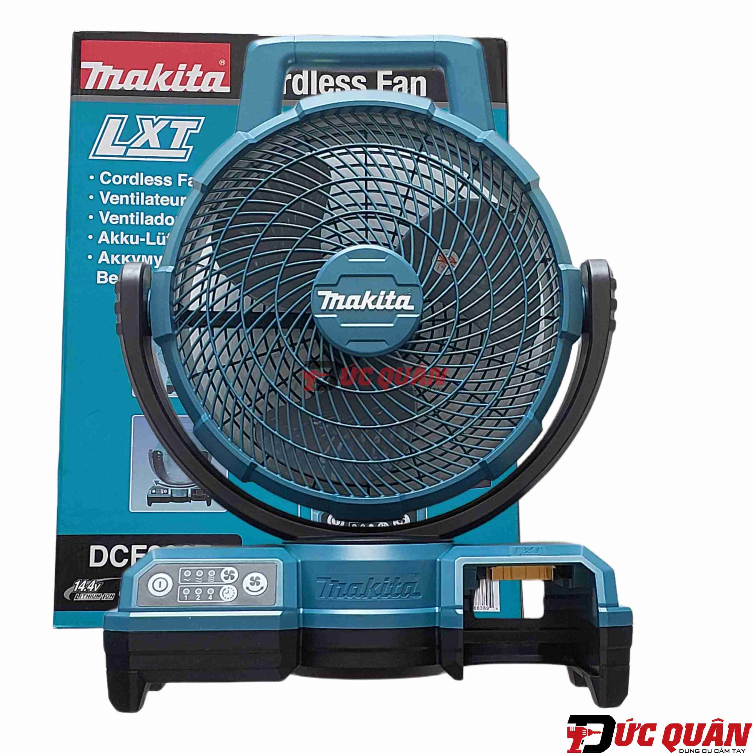 Quạt dùng pin ( 14v4-18v) và điện Makita DCF203Z (Không kèm pin, sạc)