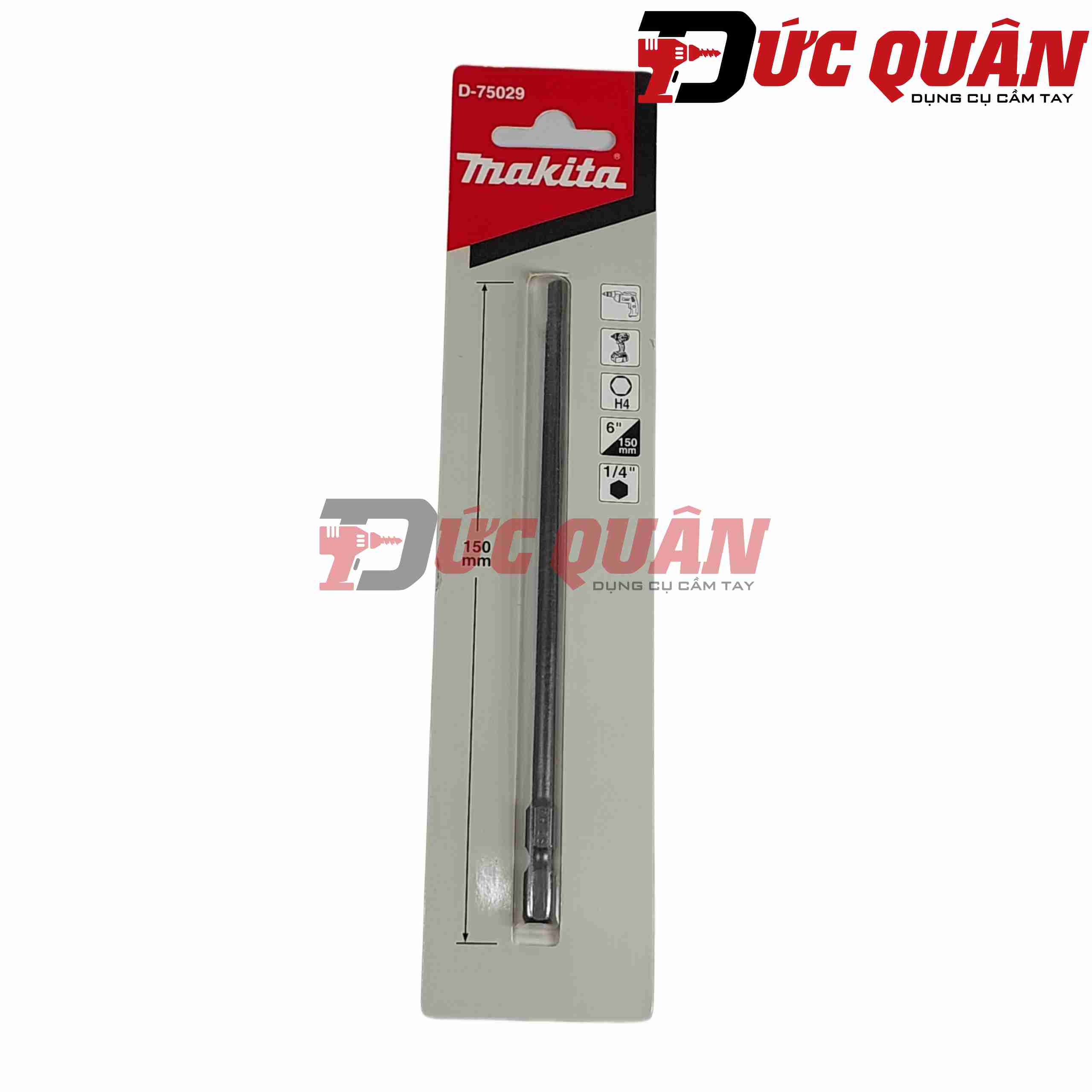 Đầu lục giác ( H4, H5, H6 dài 150mm ) Makita