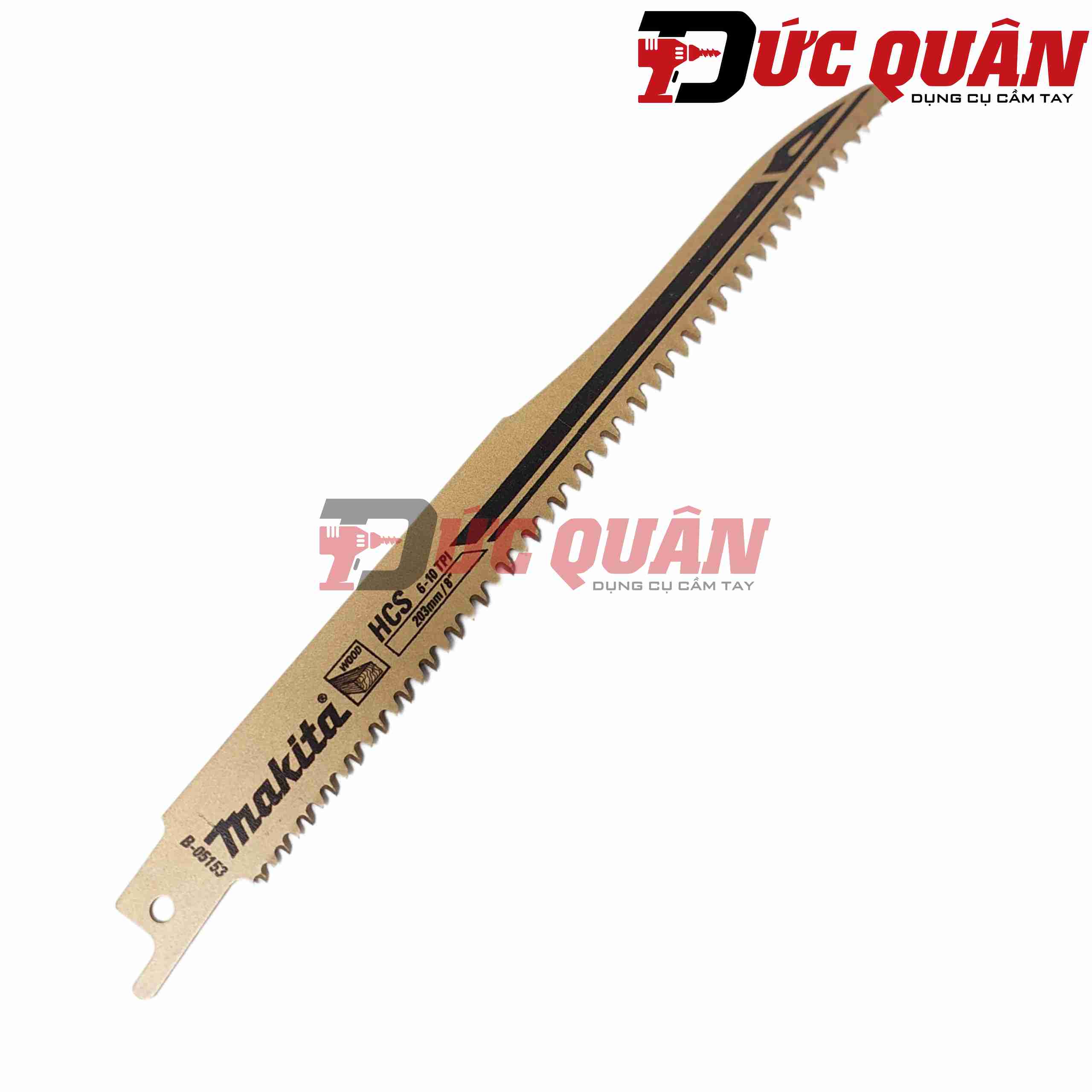 Lưỡi cưa kiếm cắt gỗ 203x18x1.0mm Makita B-05153 (1 lưỡi)