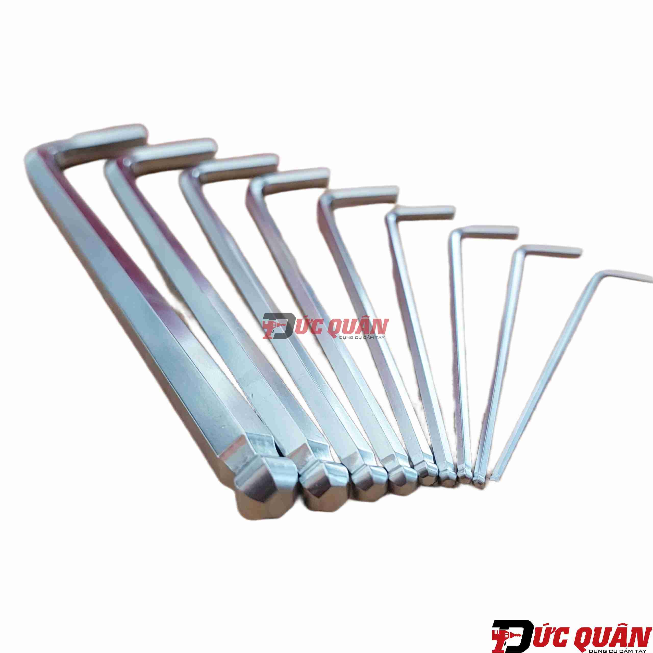 Bộ 9 đầu lục giác bi tròn dài ( 1.5-10mm ) WADFOW