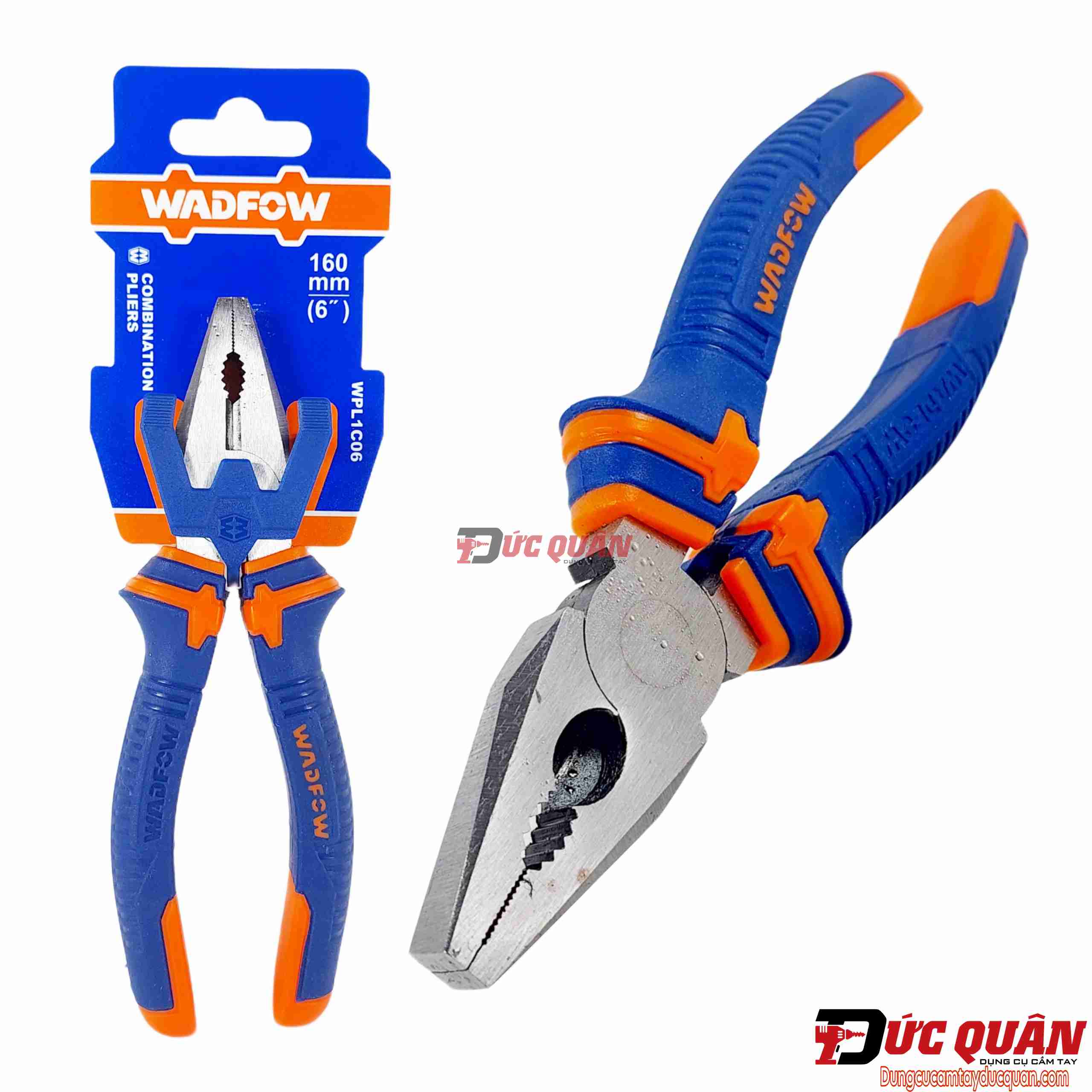 Kềm răng 6in dài 160mm WADFOW WPL1C06