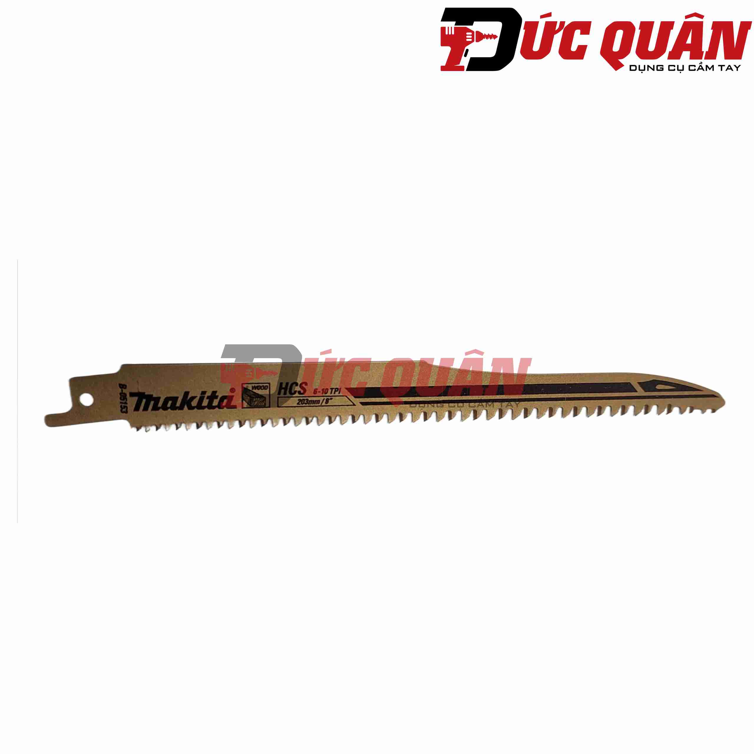 Lưỡi cưa kiếm cắt gỗ 203x18x1.0mm Makita B-05153 (1 lưỡi)