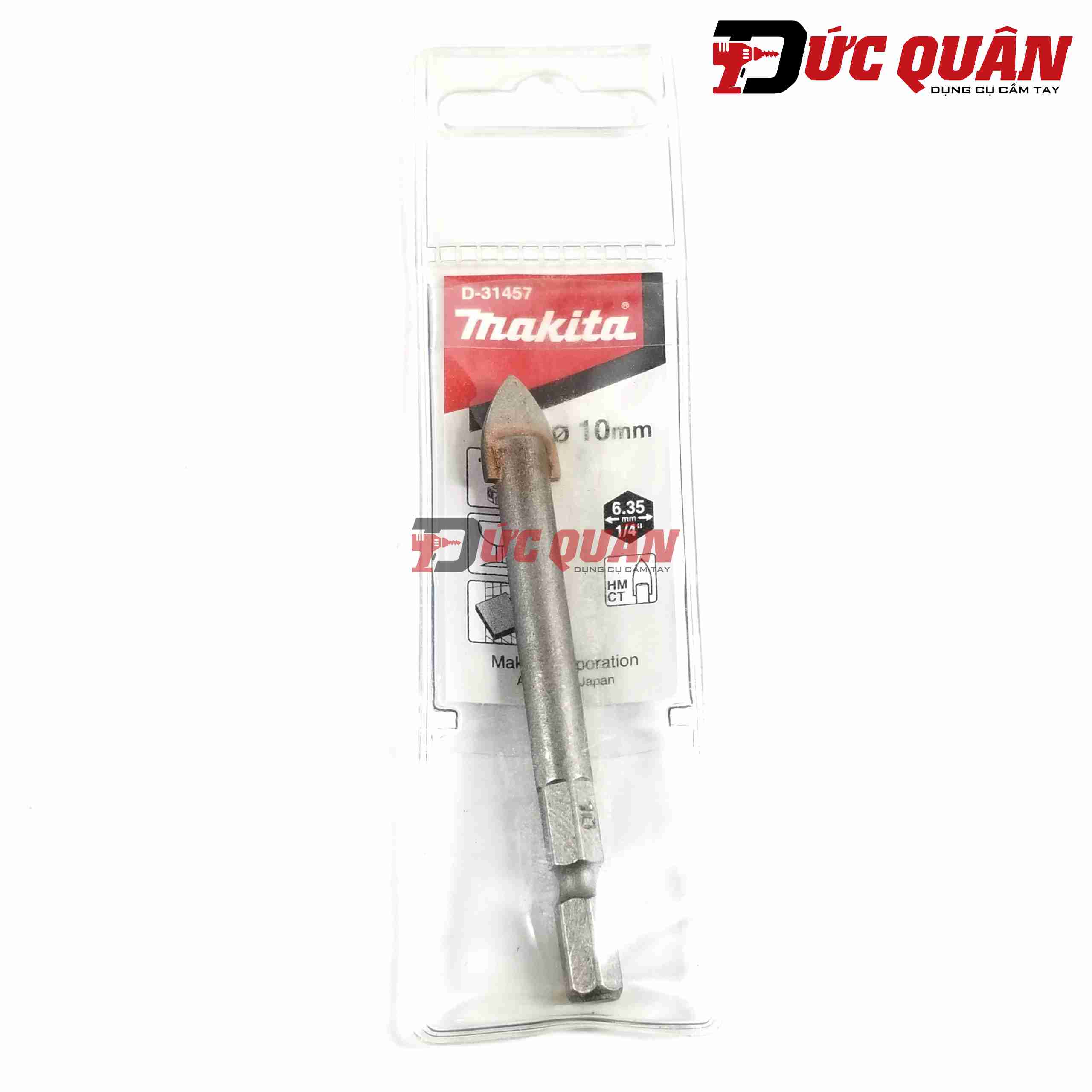 Mũi khoan gạch men, khoan kính, chân lục giác MAKITA