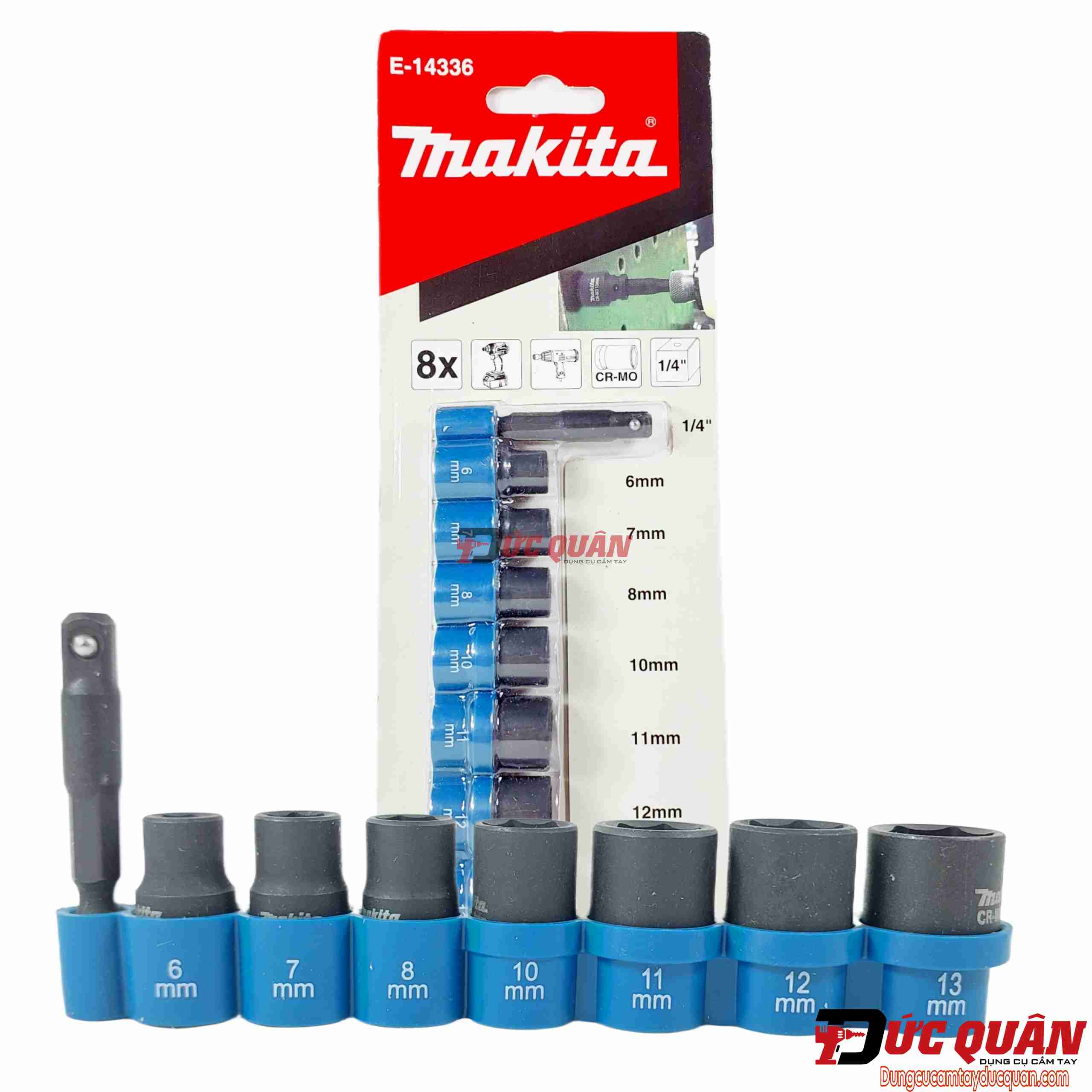 Bộ 7 đầu tuýp 1/4 Makita E-14336