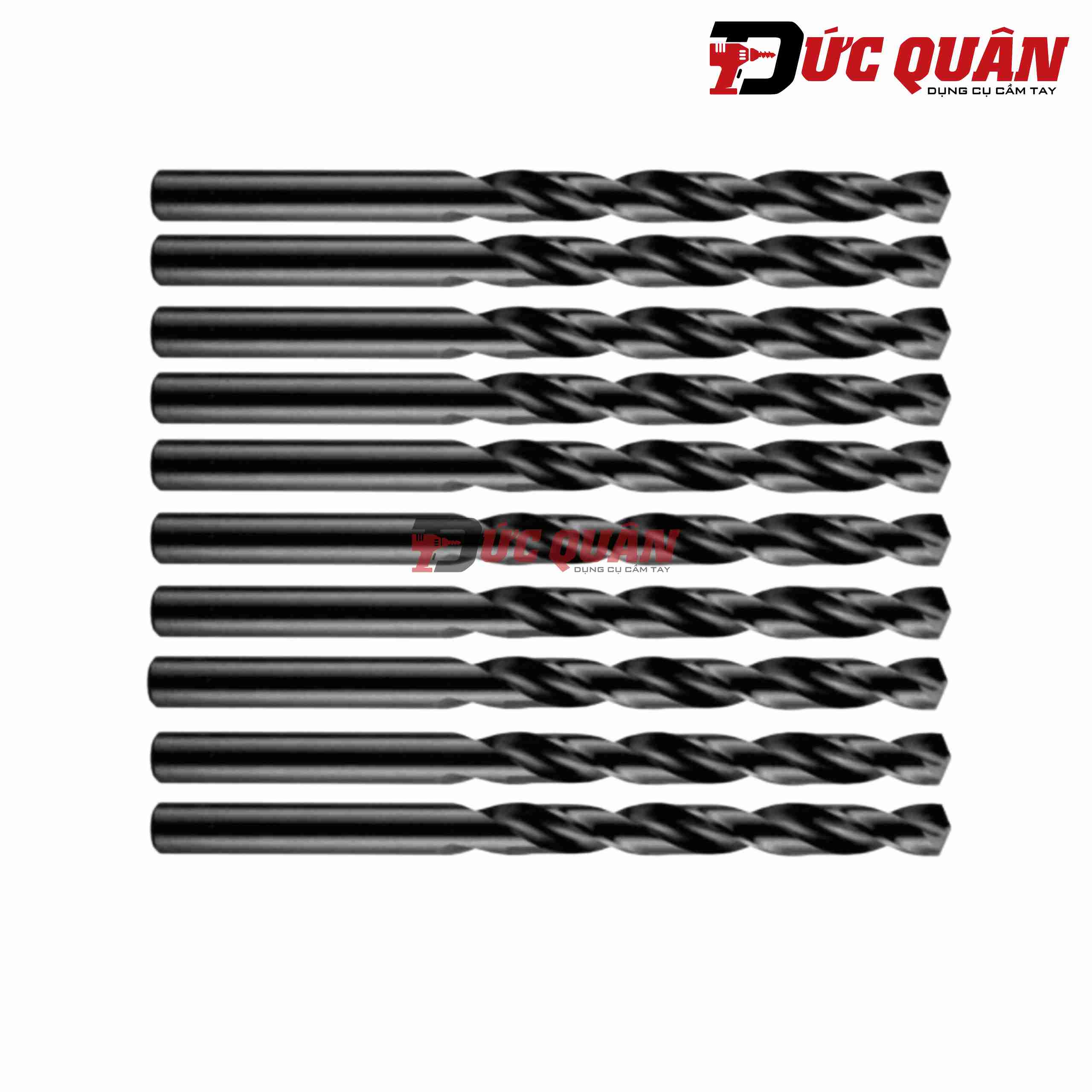 Bộ 10 mũi Khoan Kim Loại ( 1.5mm dài 40mm ) loại  thép HSS-R Makita D-38548