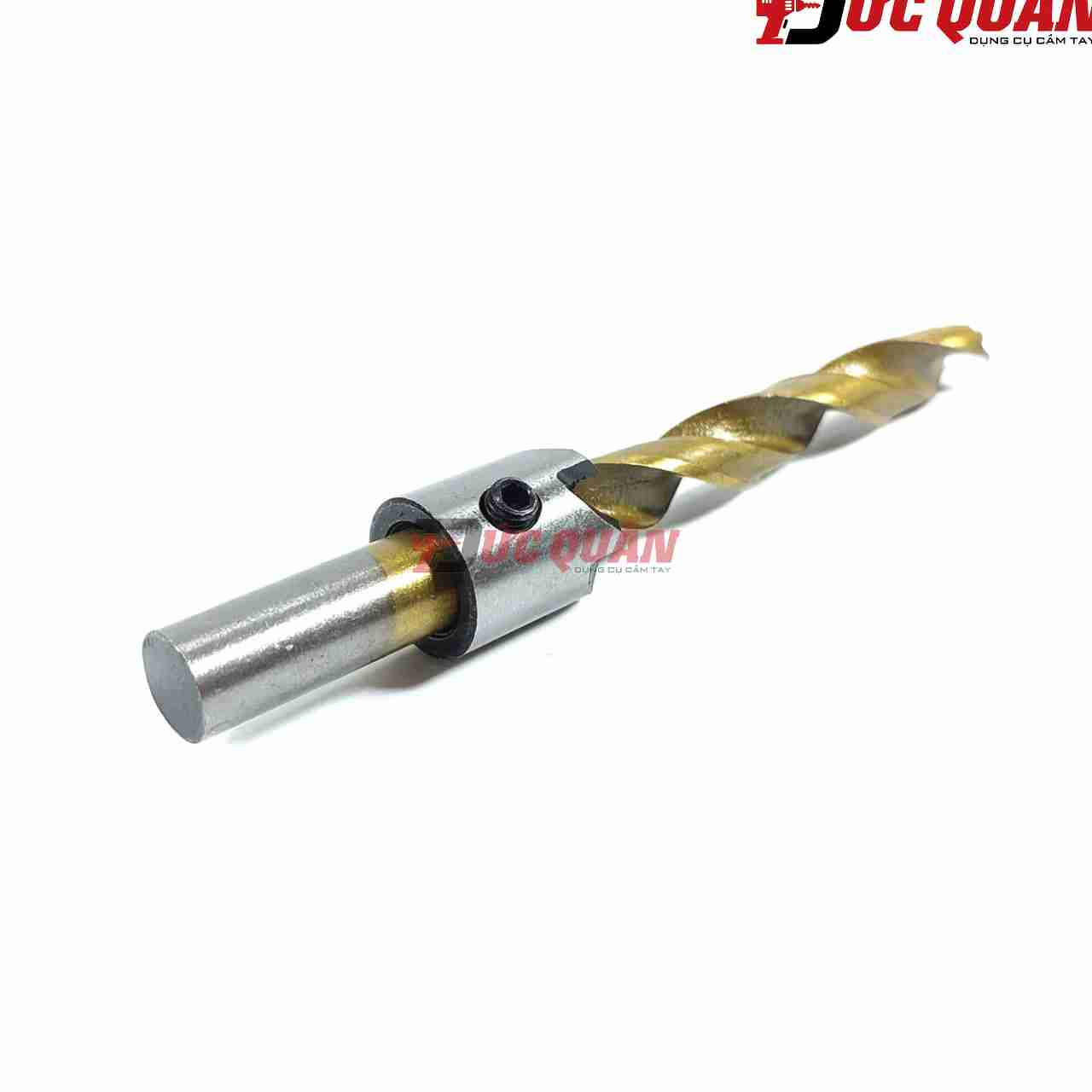 Bộ 7 mũi khoan gỗ, đầu đinh, bắt âm mũi vít, phủ titanium DQ24