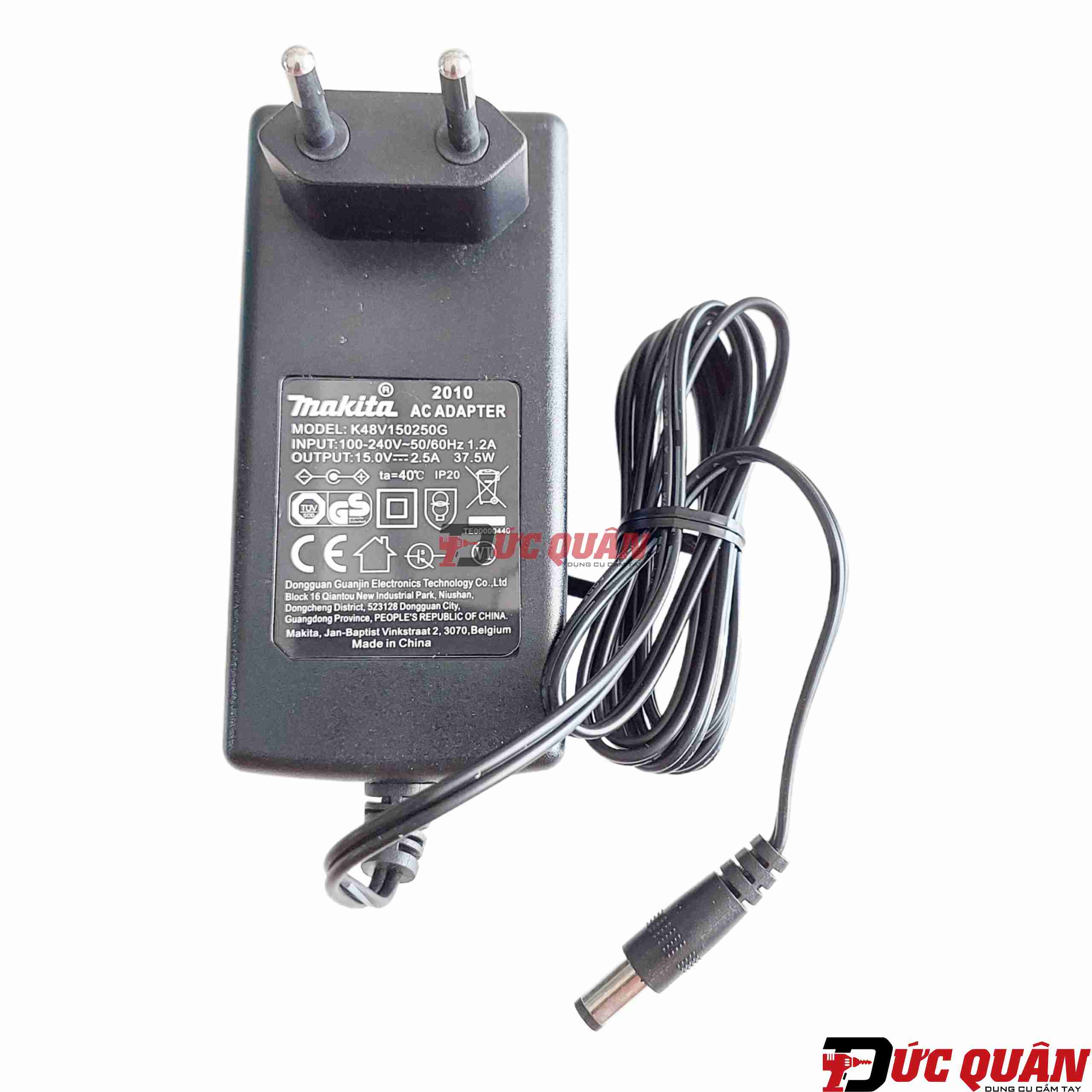 Quạt dùng pin ( 14v4-18v) và điện Makita DCF203Z (Không kèm pin, sạc)