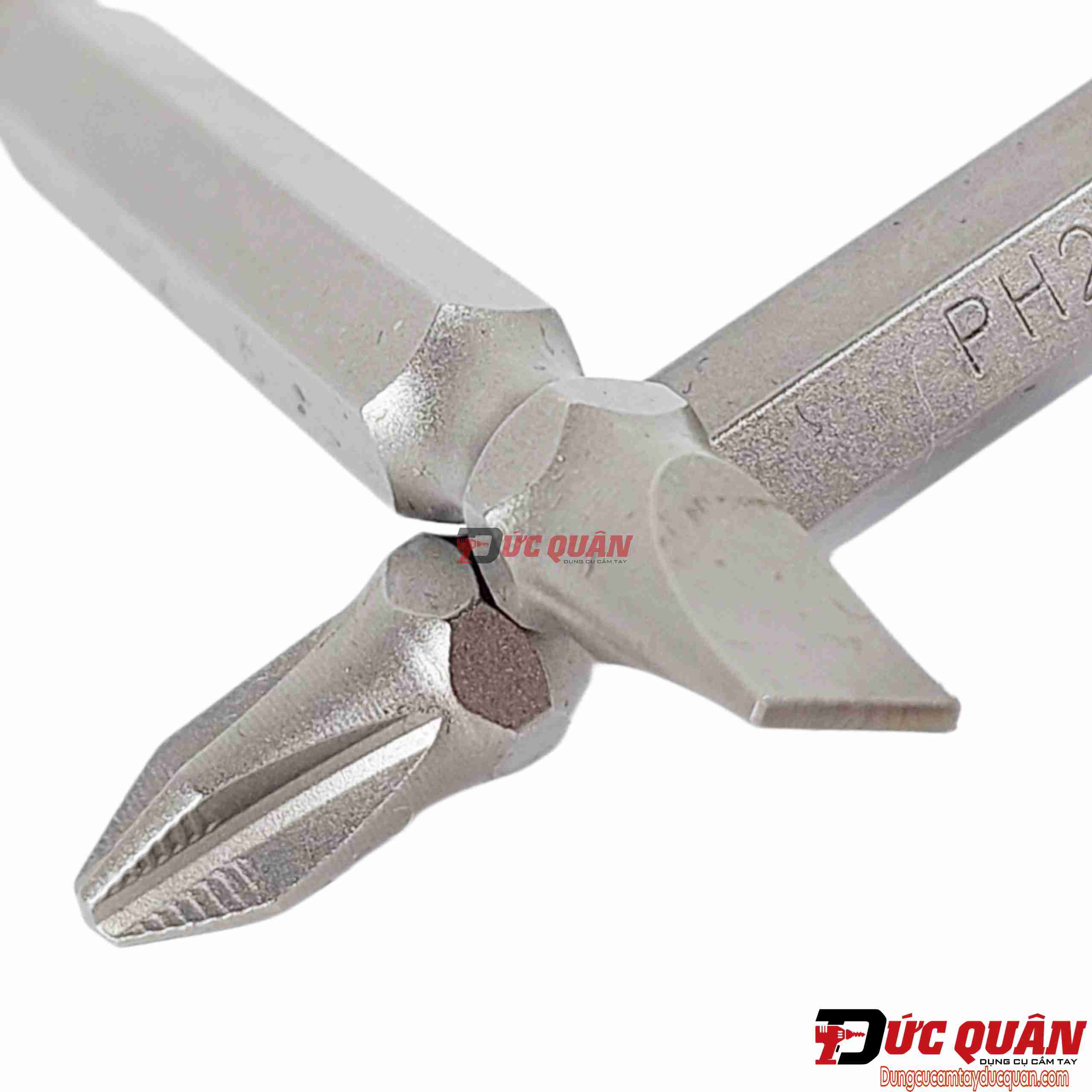 Bộ 2 đầu vít ( Ph2+SL6  65mm ) WADFOW WSV0K11
