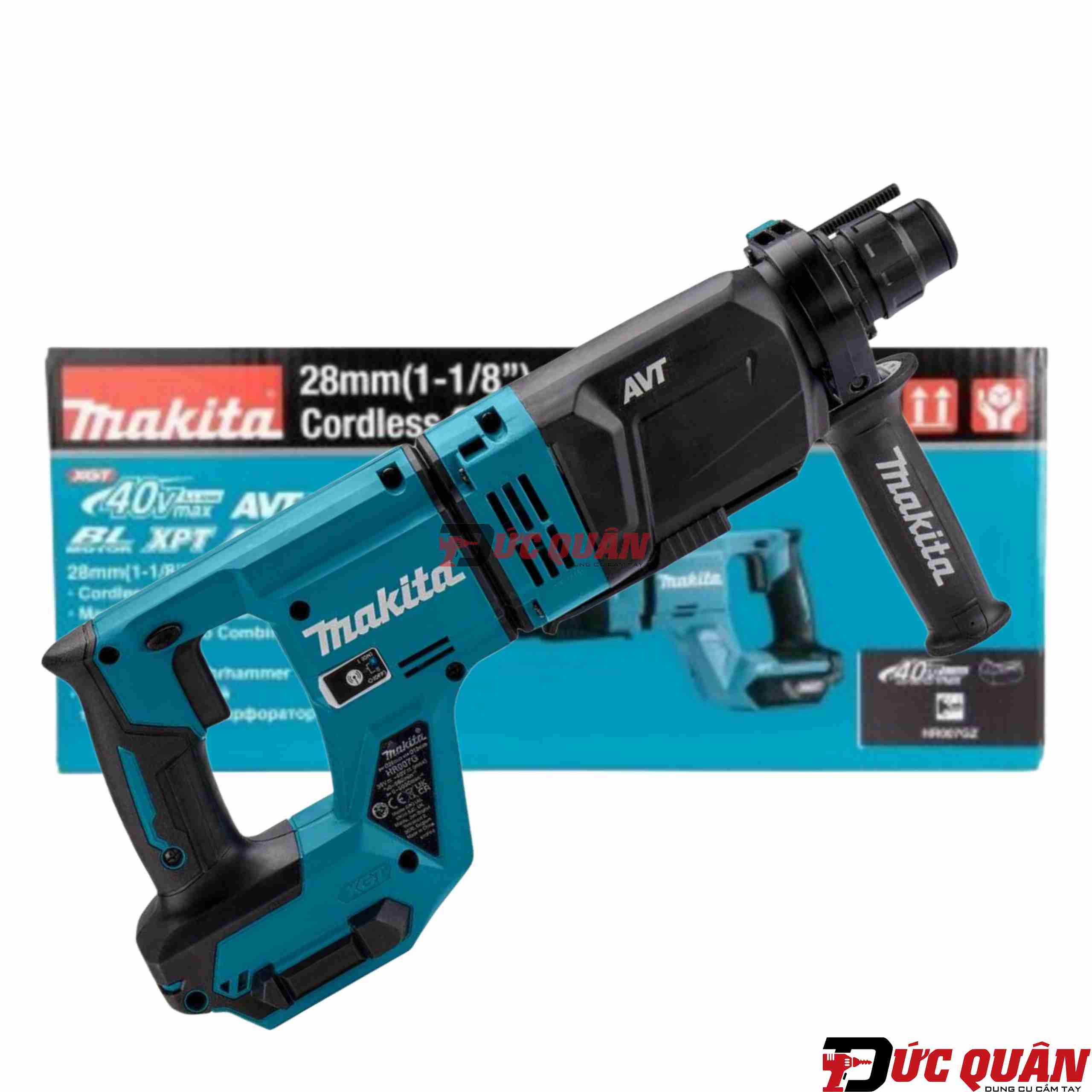 Máy khoan đa năng dùng pin 40vMax Makita HR007GZ (chưa pin sạc)