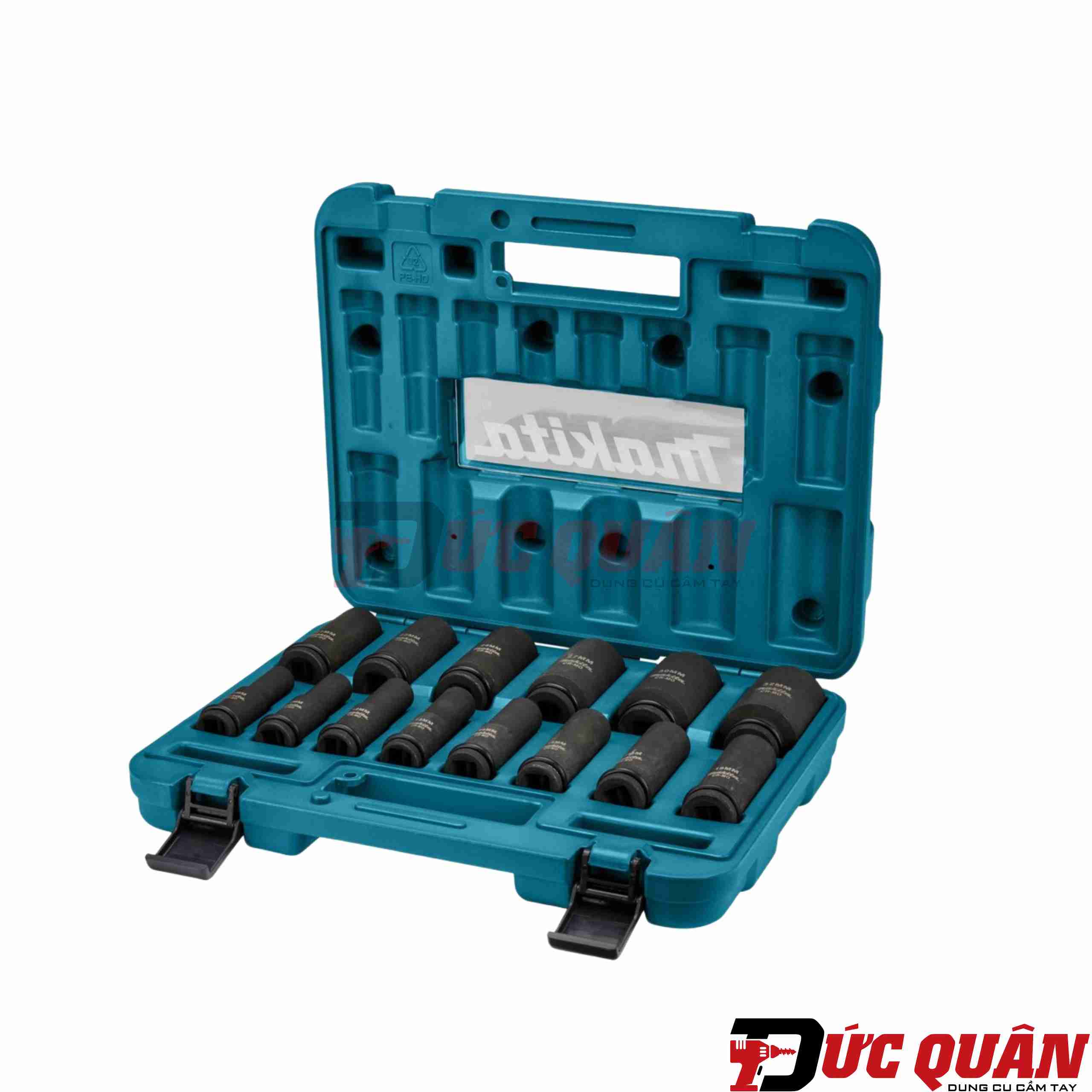 Bộ đầu tuýp ( 1/2 dài 81mm ) Makita B-52308 (14 chi tiết/bộ)