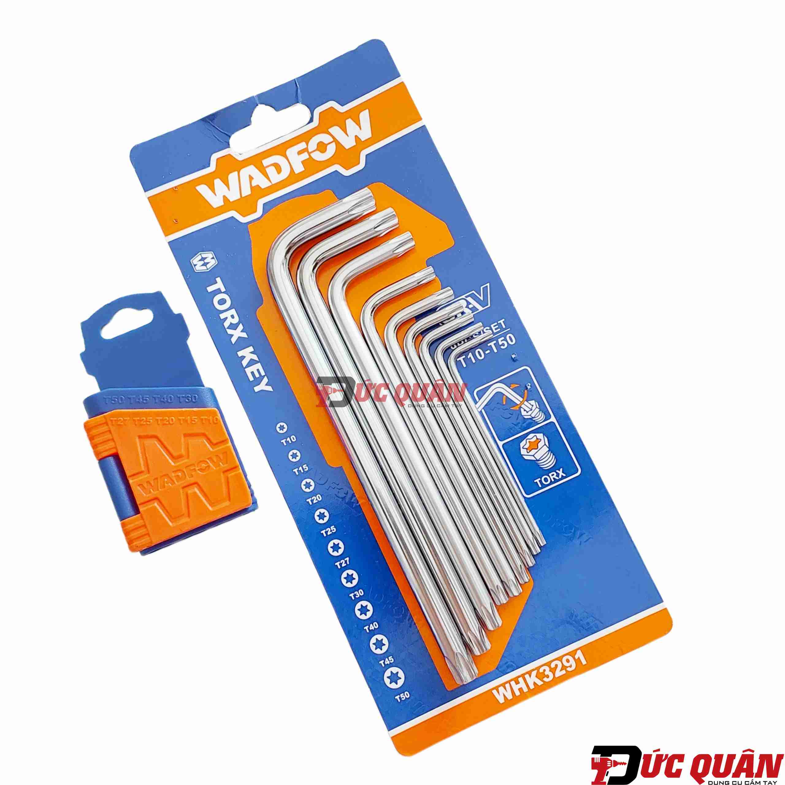 Bộ 9 chìa lục  giác sao ( có lổ và không lổ ) từ T10- T50 WADFOW