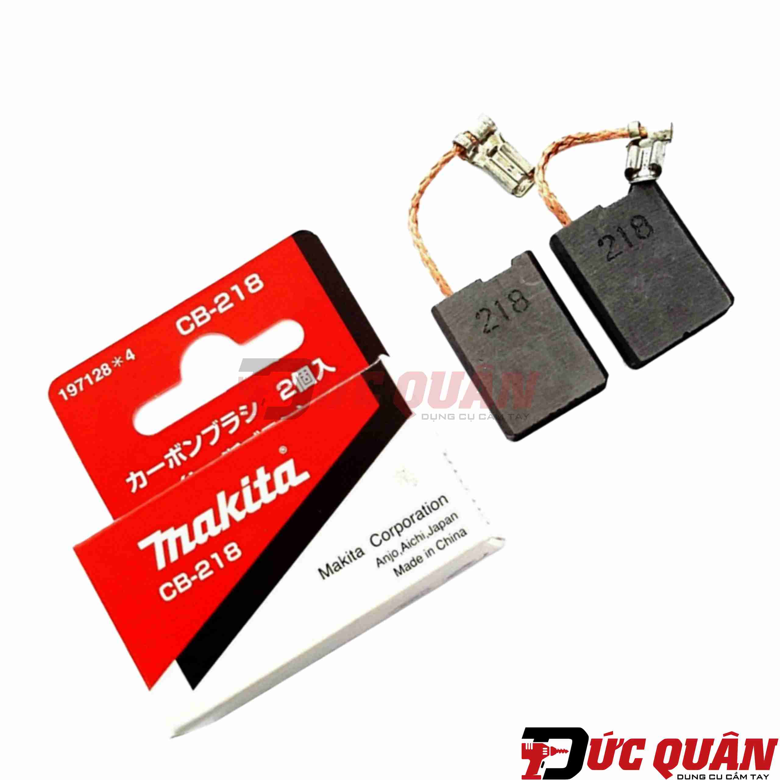 Chổi than tự ngắt (CB-218) dùng cho máy Makita GA7060/ GA7061R/ GA9060/ GA9061R