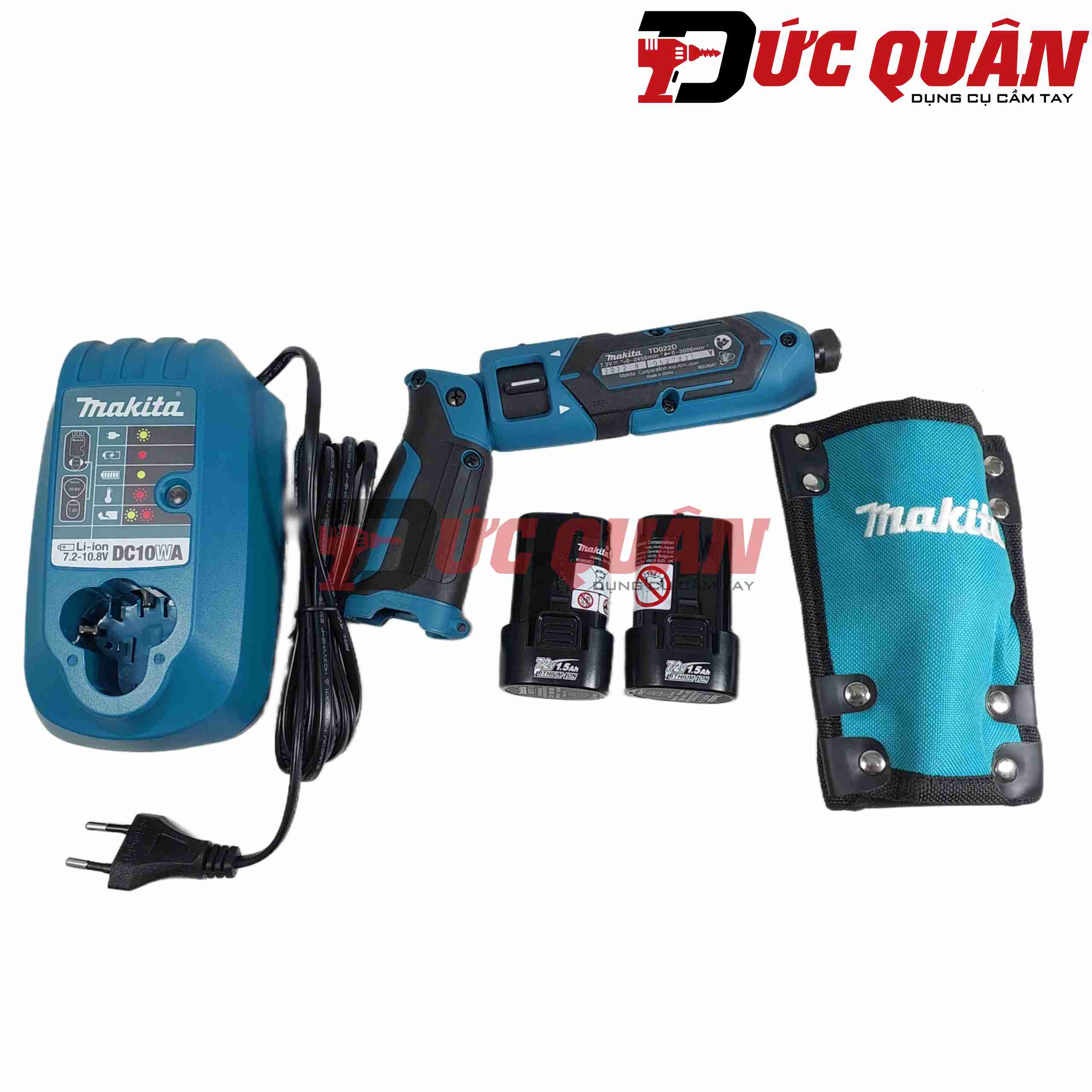Bộ máy vặn vít dùng pin 7.2v Makita TD022DSE 7.2V
