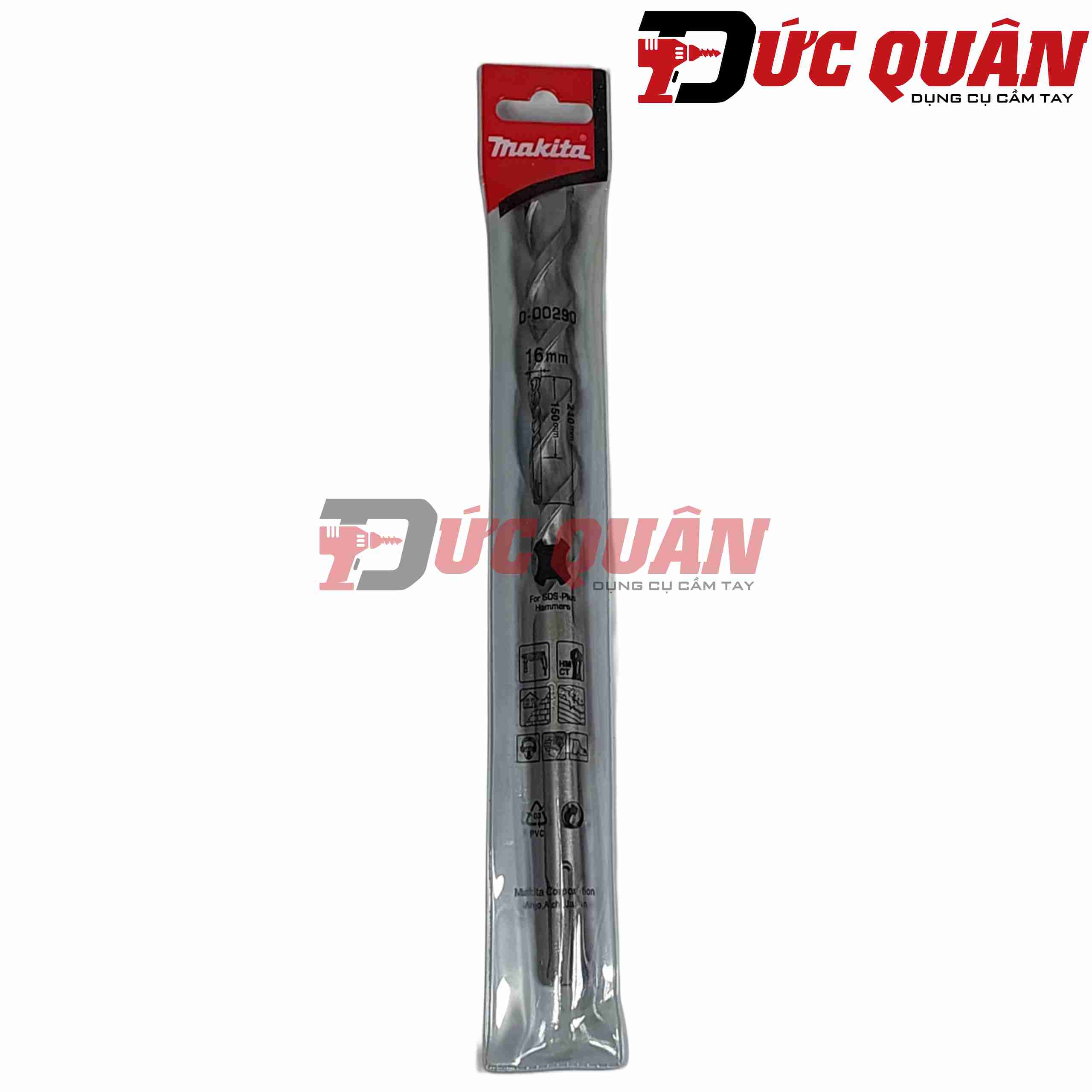 Mũi khoan bê tông SDS ( dài 210mm ) Makita